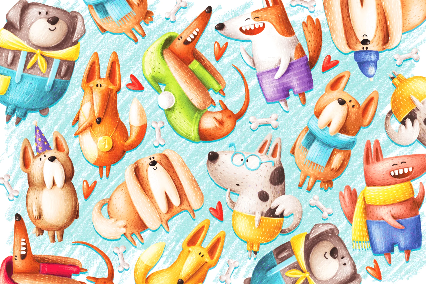 Dog Gone It Mini Jigsaw Puzzle - Image 2
