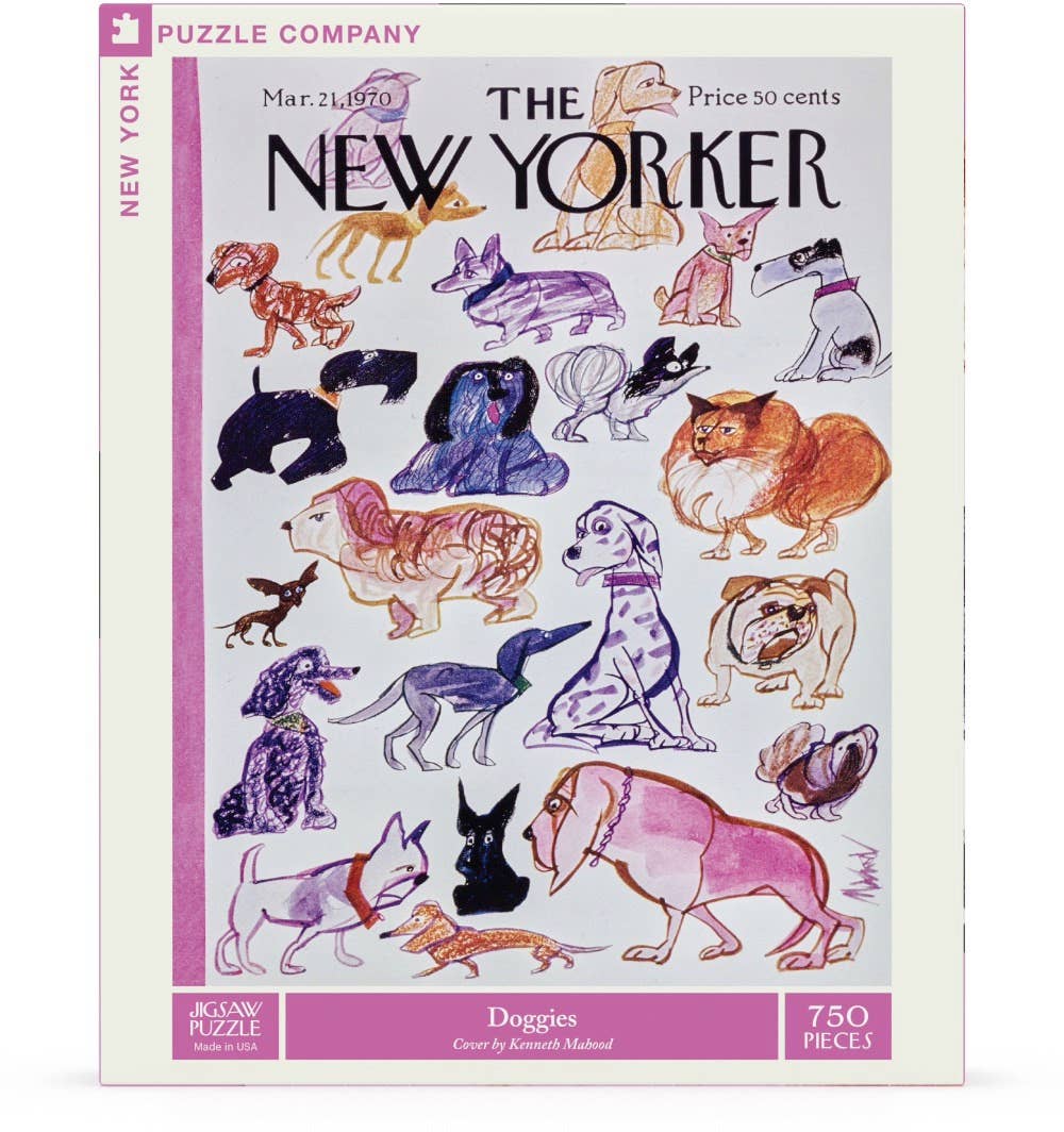 Doggies - 750 Piece Jigsaw Puzzle - Image 2