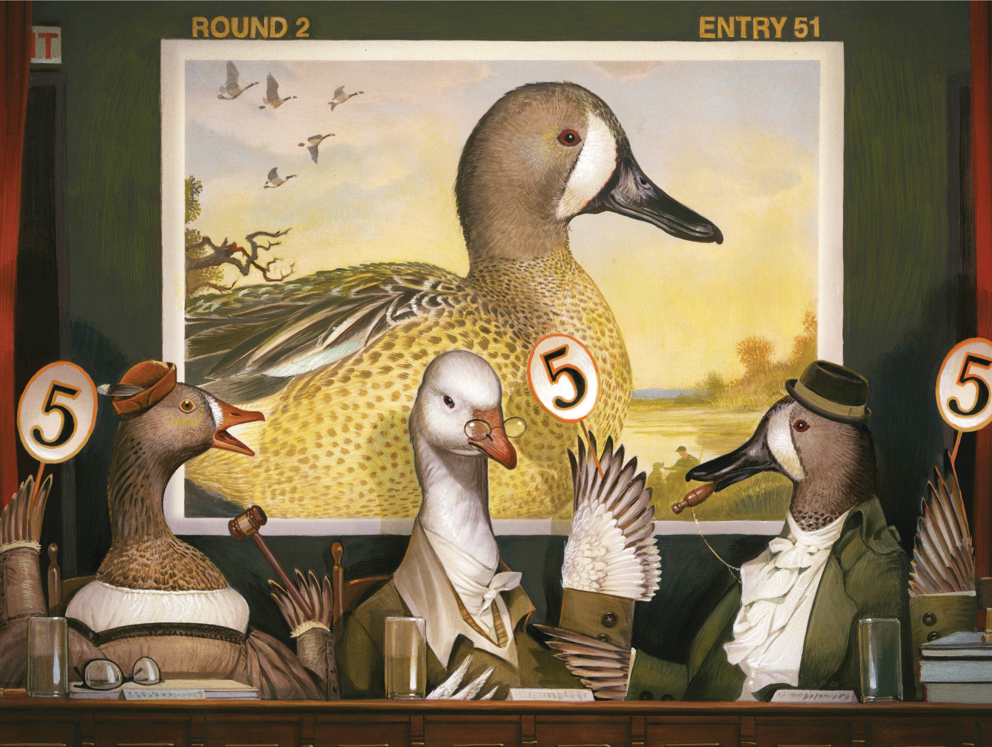 Duck Judges - 1000 Piece Jigsaw Puzzle - Image 3
