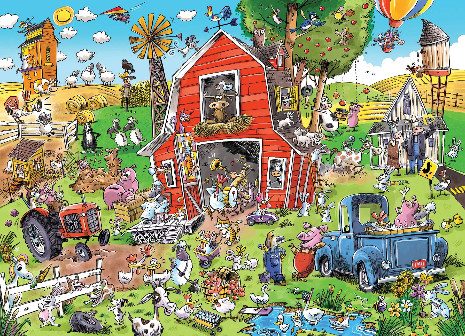 Farmyard Folly (Family) 350pc puzzle - Image 2
