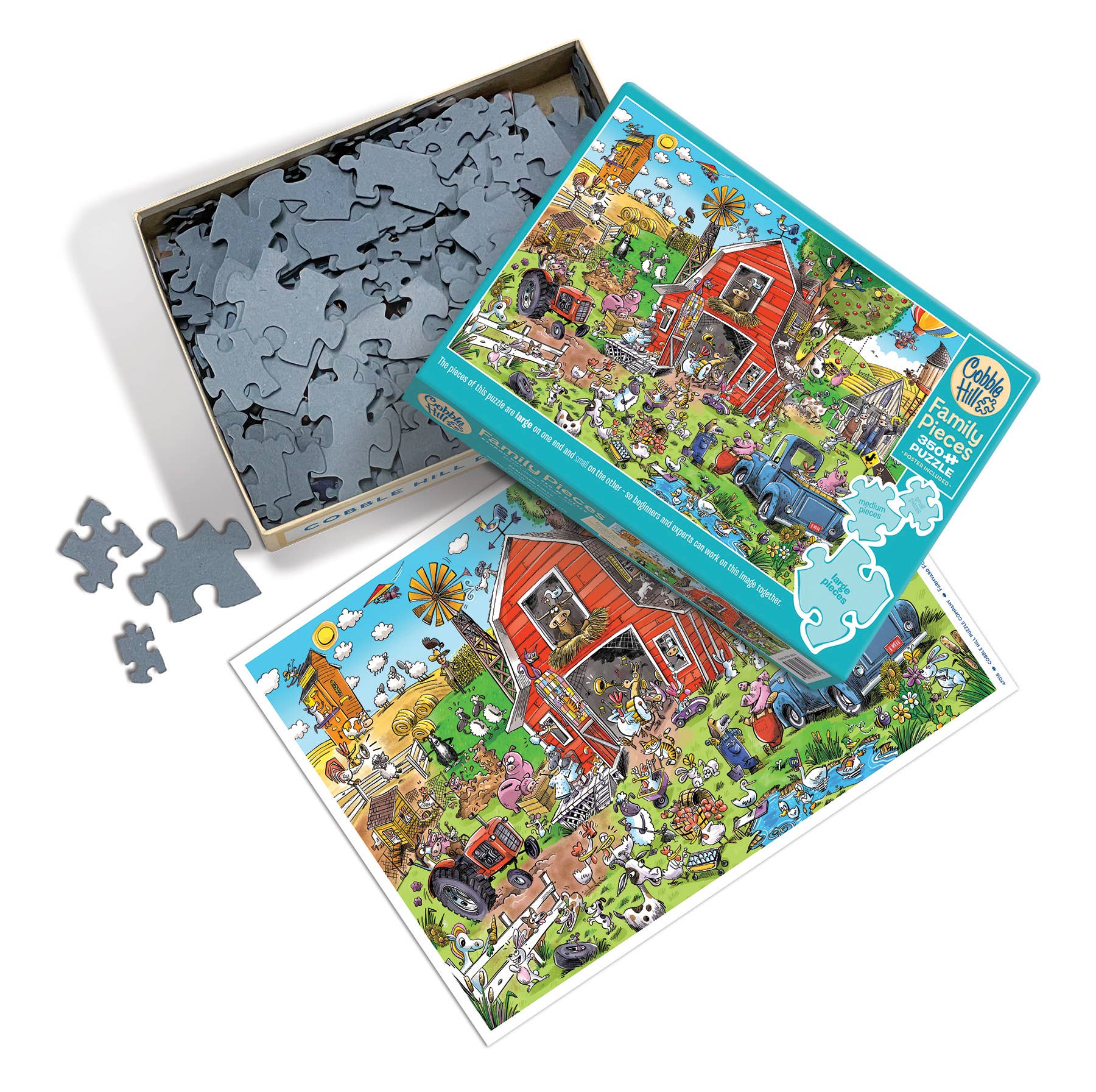 Farmyard Folly (Family) 350pc puzzle - Image 3