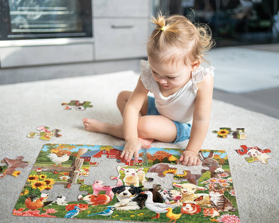 Farmyard Greetings (35pc) Floor Puzzle - Ages 3+ - Image 2