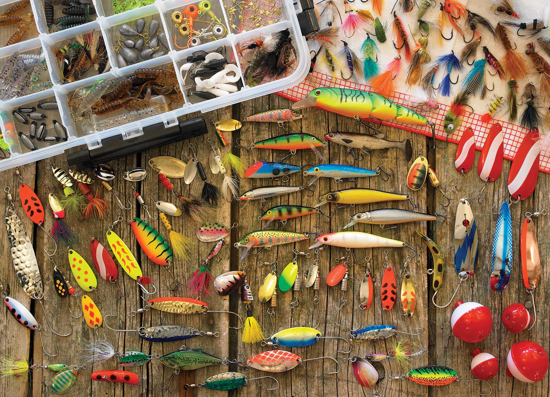 Fishing Lures 1000pc puzzle - Image 2