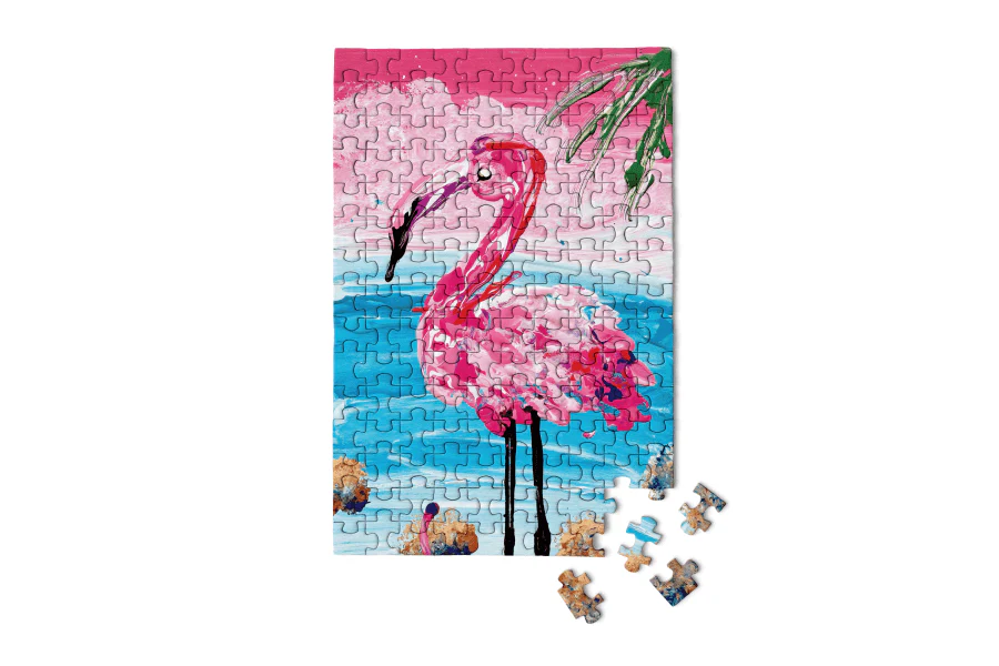 Flamingo MicroPuzzle - Mini Jigsaw Puzzle Gift - Image 4