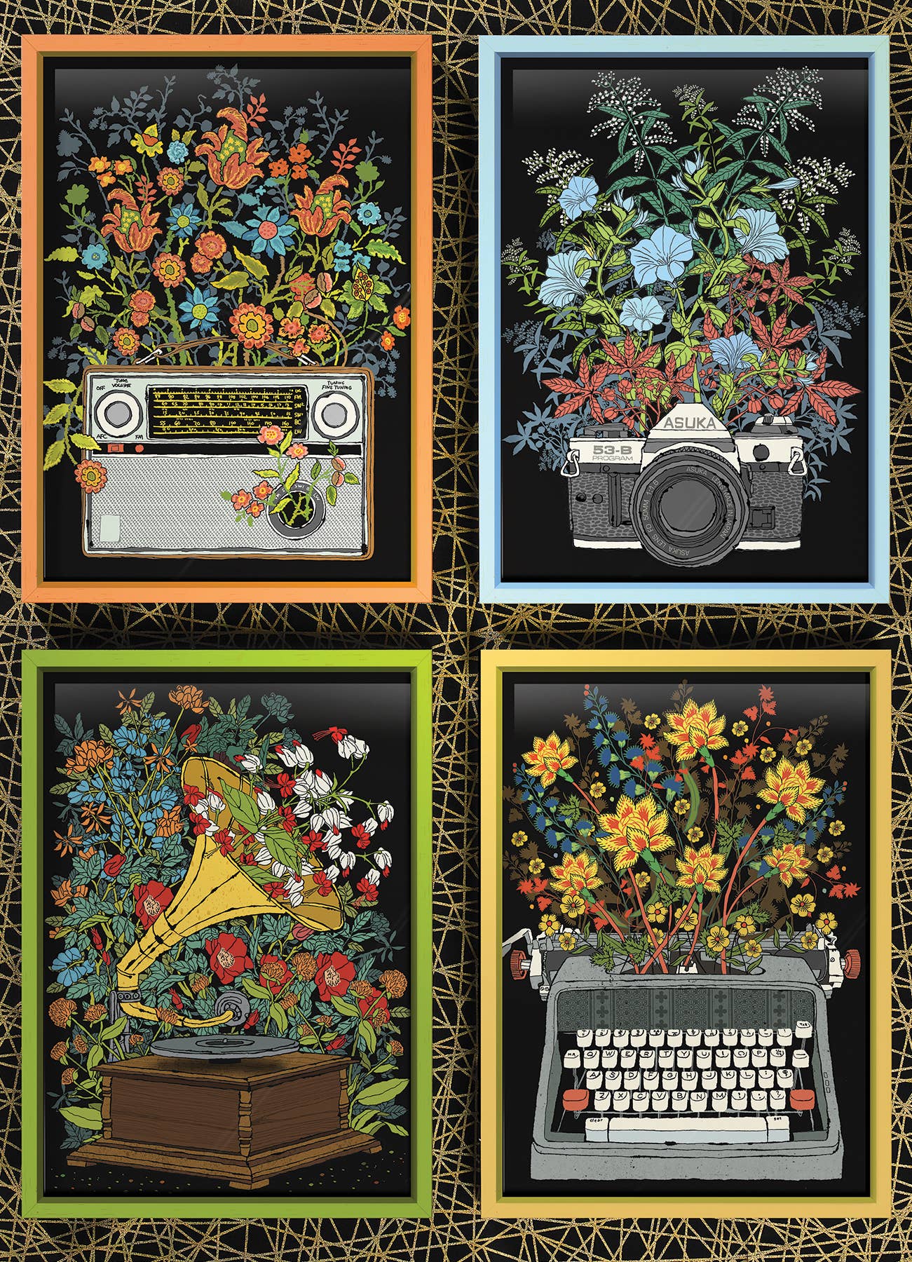 Floral Objects 1000pc puzzle - Image 2