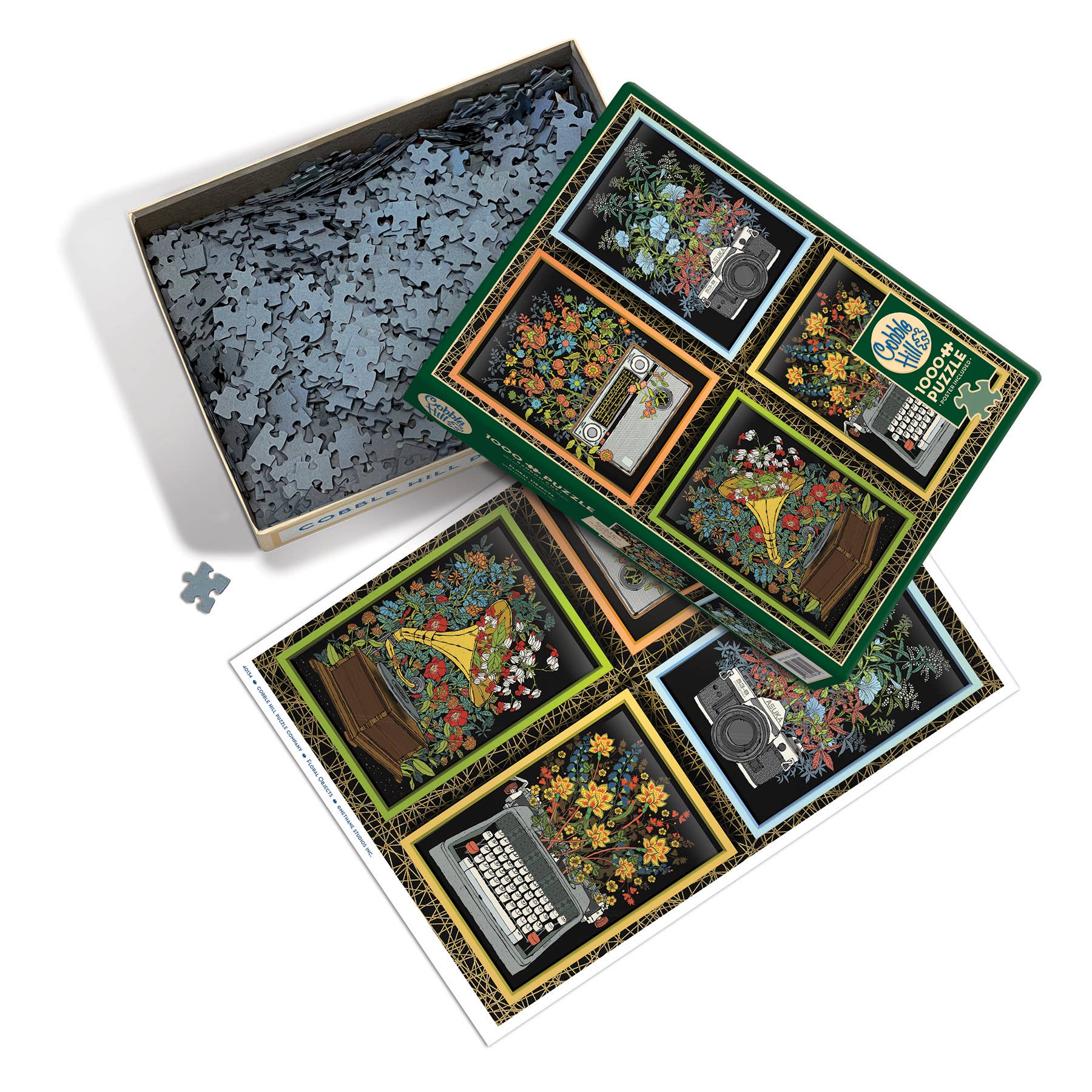 Floral Objects 1000pc puzzle - Image 3