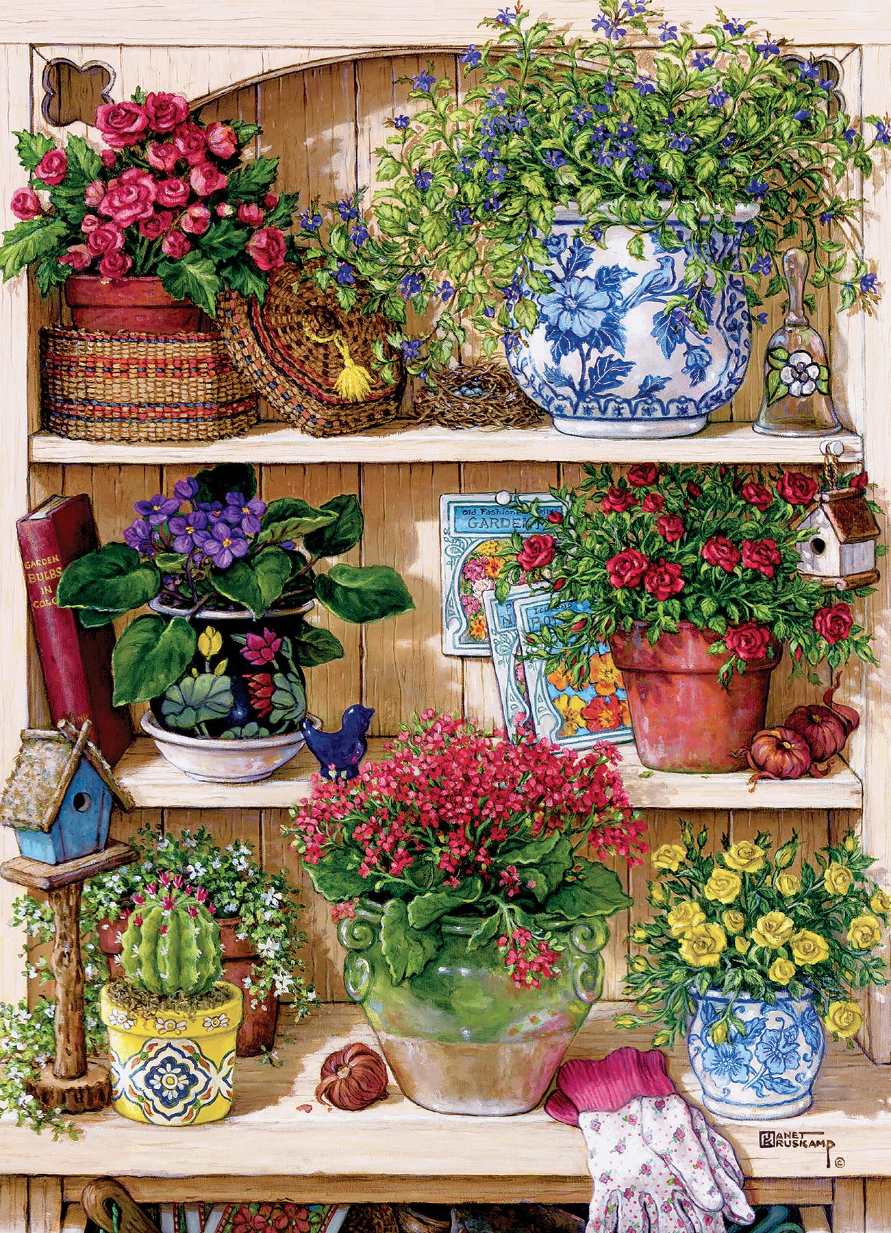 Flower Cupboard 500pc puzzle - Image 2