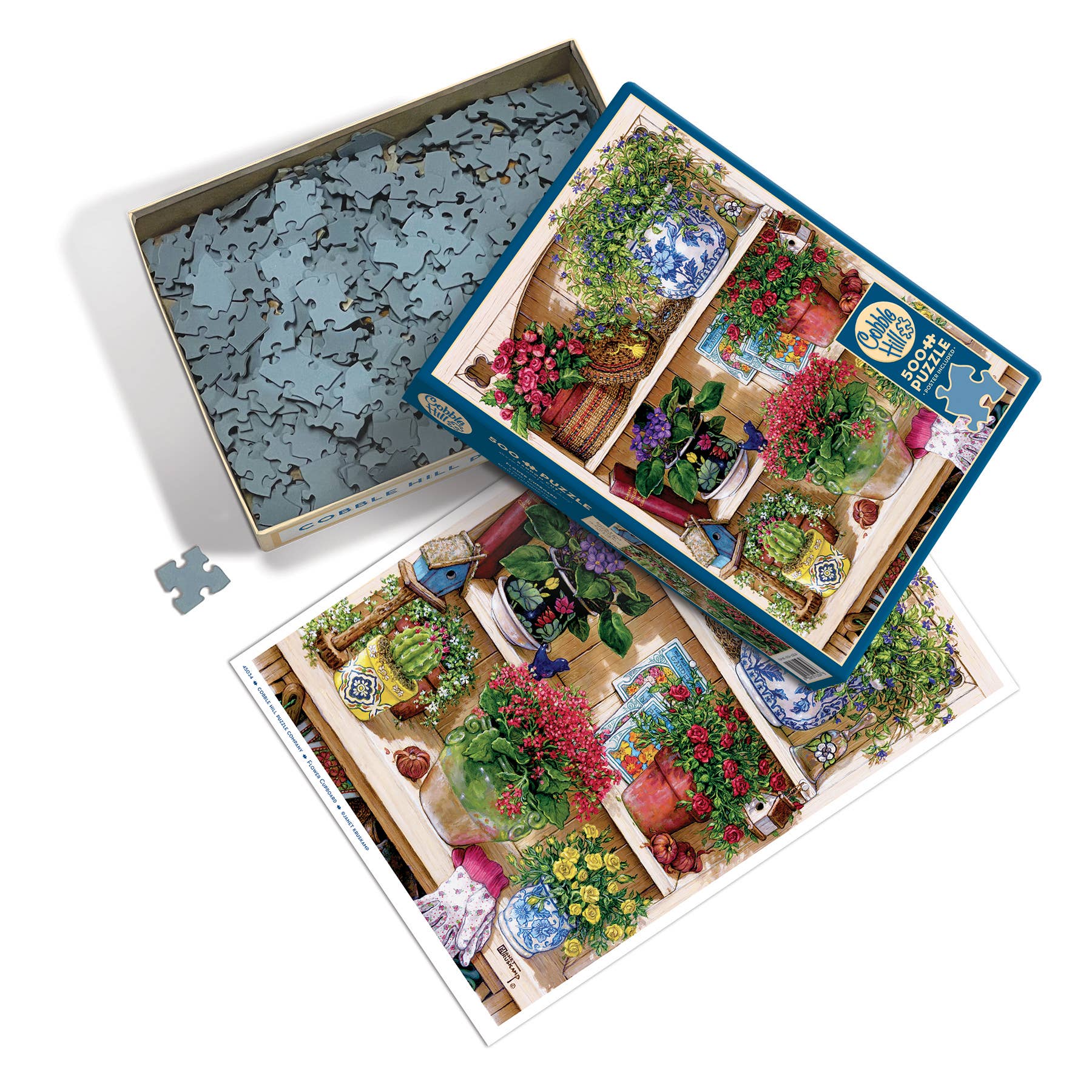 Flower Cupboard 500pc puzzle - Image 3