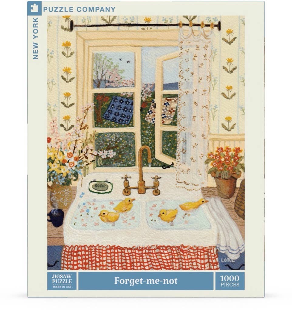 Forget-me-not Spring - 1000 Piece Jigsaw Puzzle - Image 2