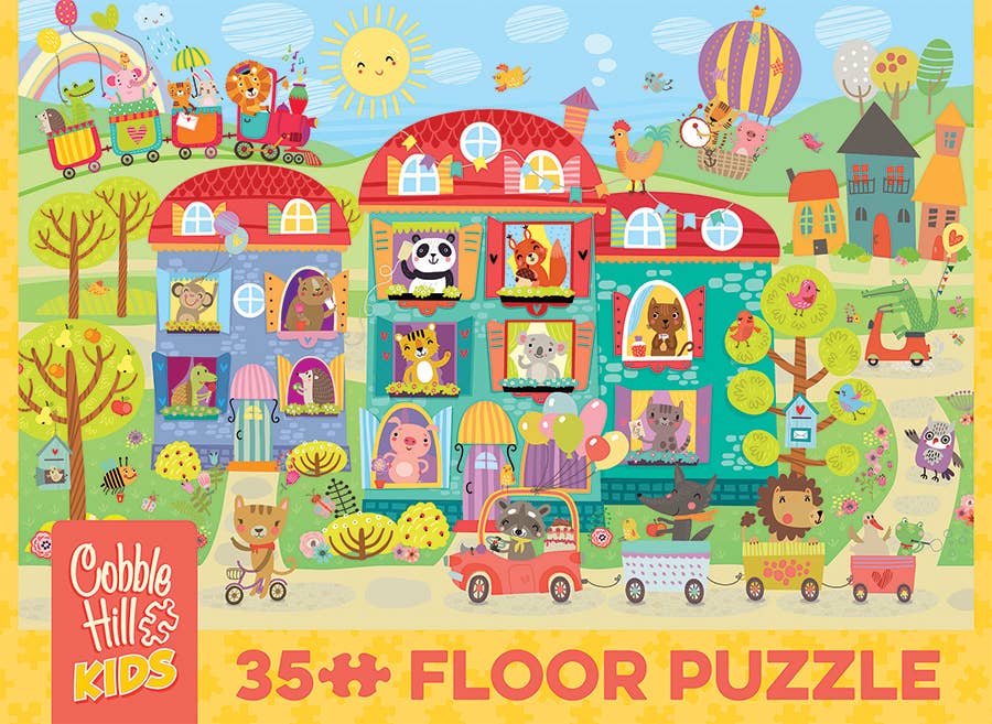 Friendly Neighbors (35pc) Floor Puzzle - Ages 3+ - Image 5