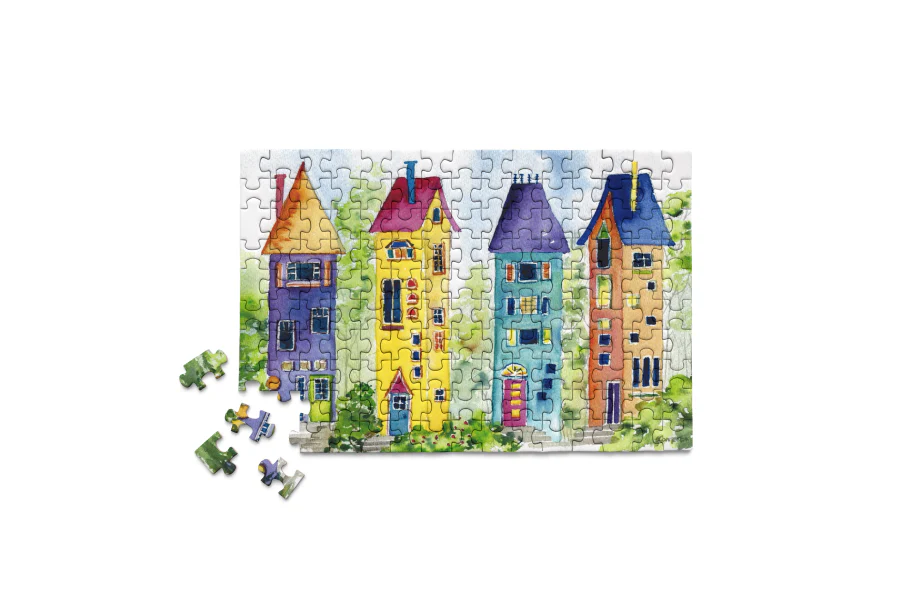 Gnome Homes Mini Jigsaw Puzzle - Image 4
