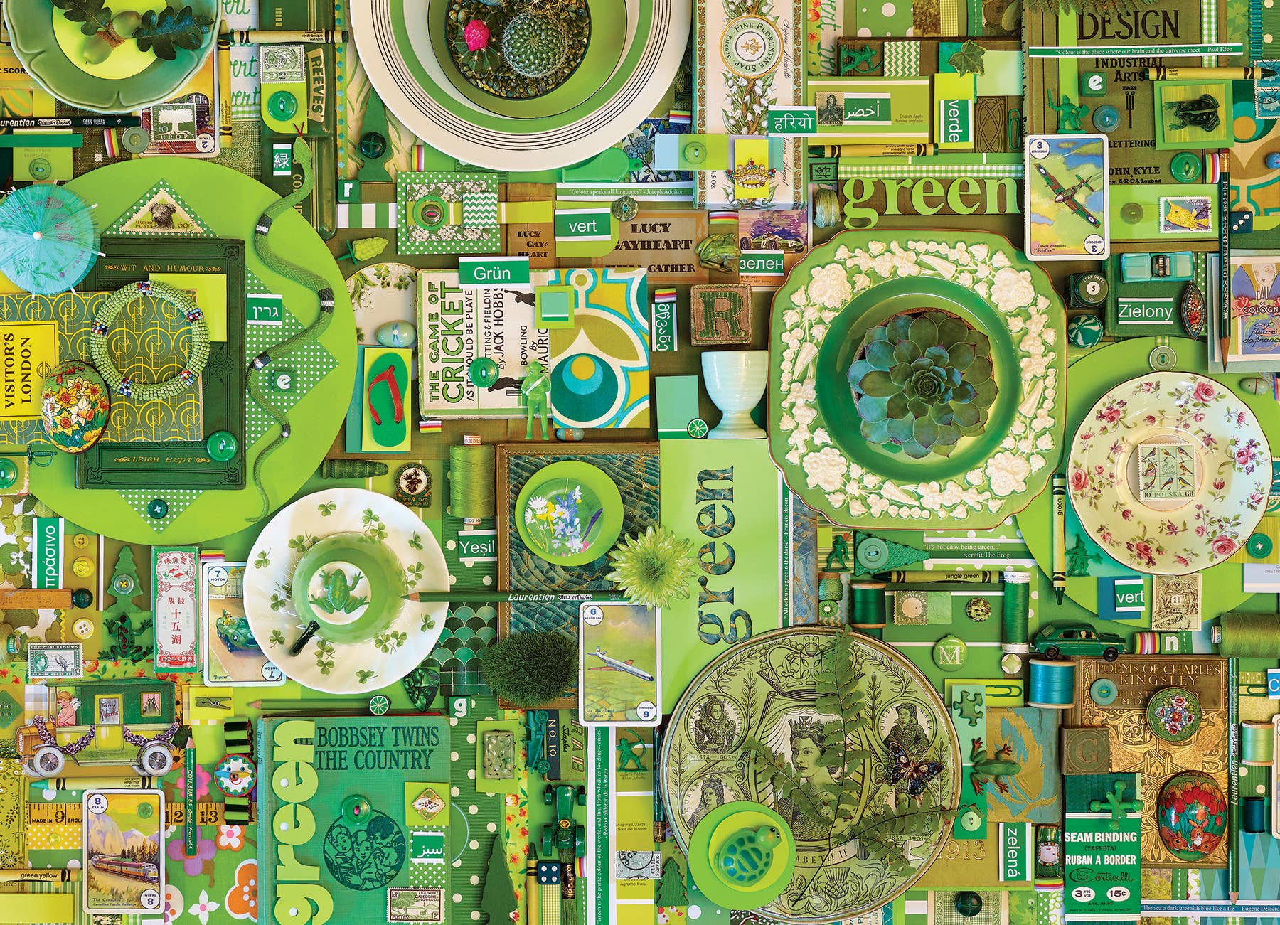 Green 1000pc puzzle - Image 2