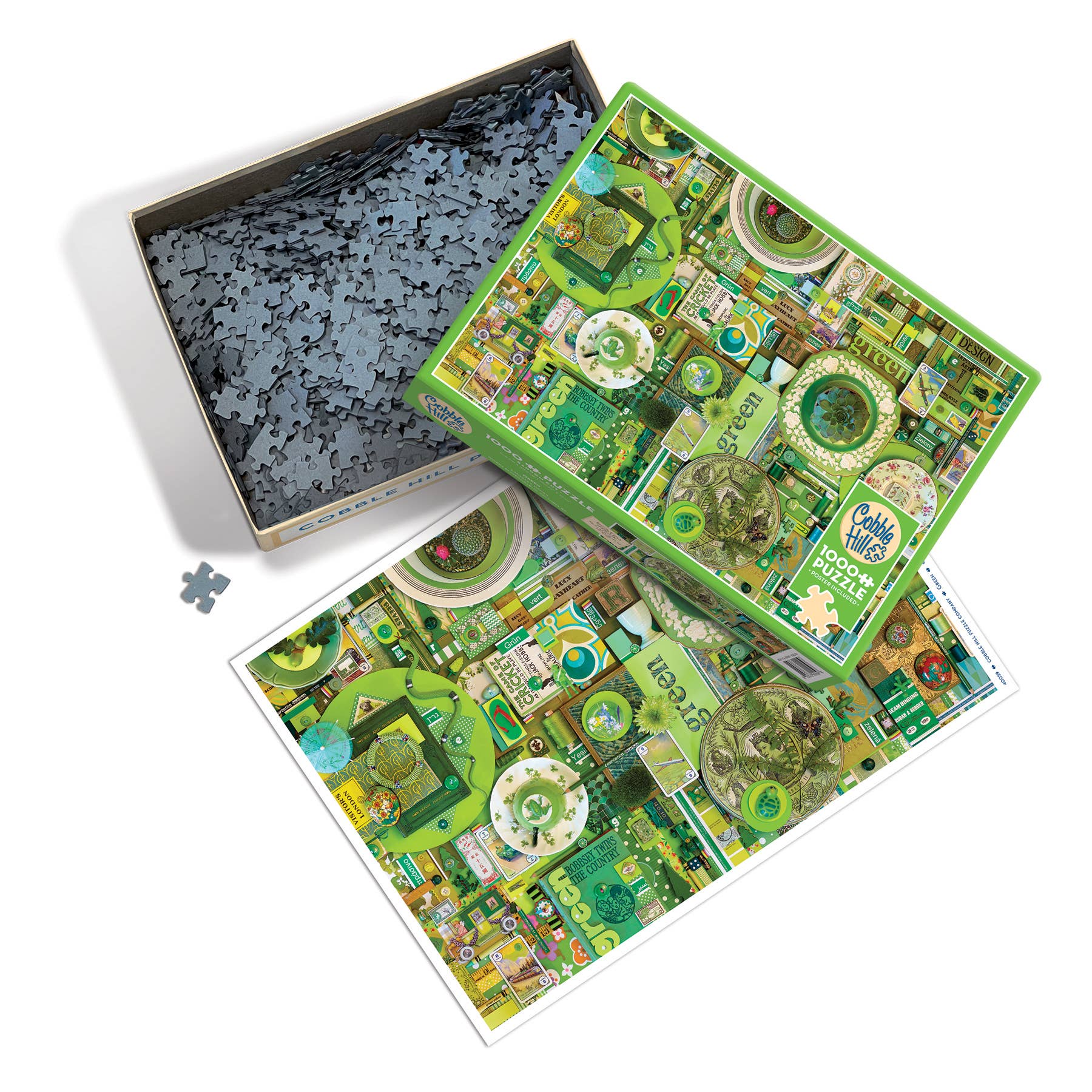 Green 1000pc puzzle - Image 3