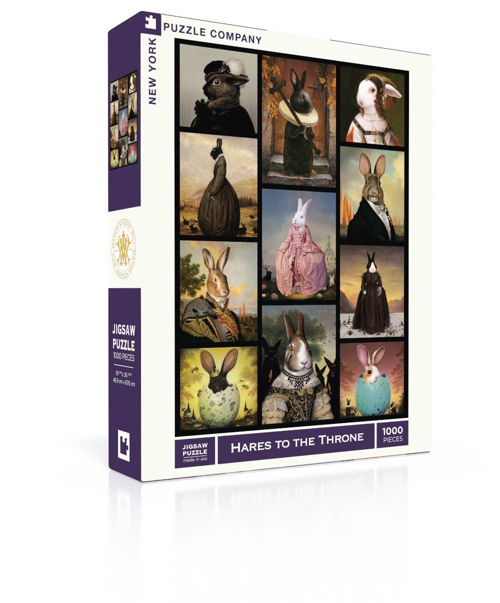 Hares to the Throne - 1000 Piece Jigsaw Puzzle