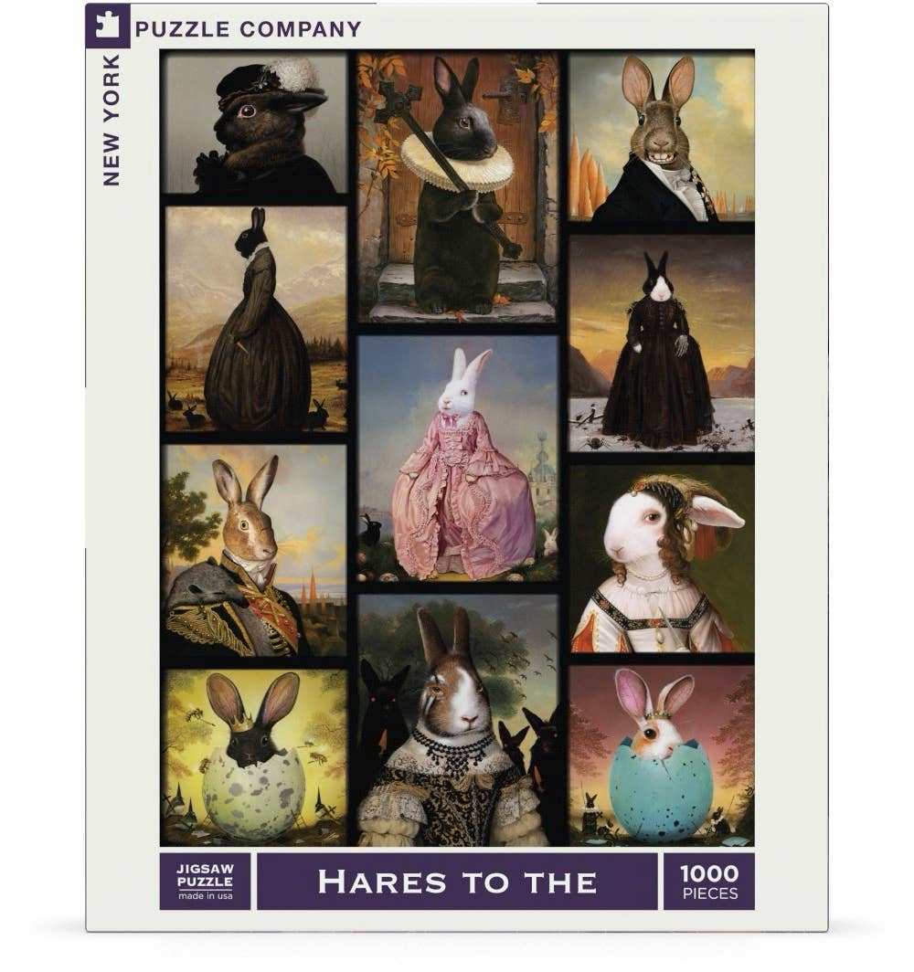 Hares to the Throne - 1000 Piece Jigsaw Puzzle - Image 2