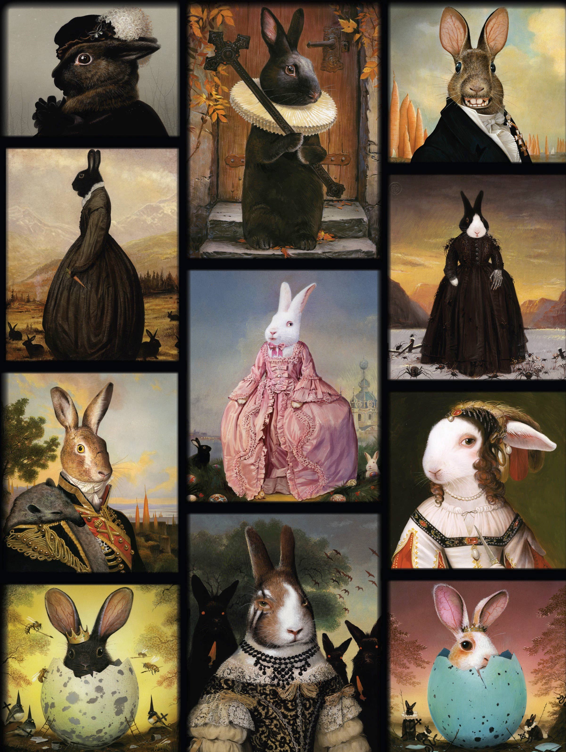 Hares to the Throne - 1000 Piece Jigsaw Puzzle - Image 3