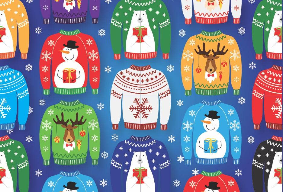 Holidays Sweater Weatha Fun Shacket puzzle holiday gift - Image 2