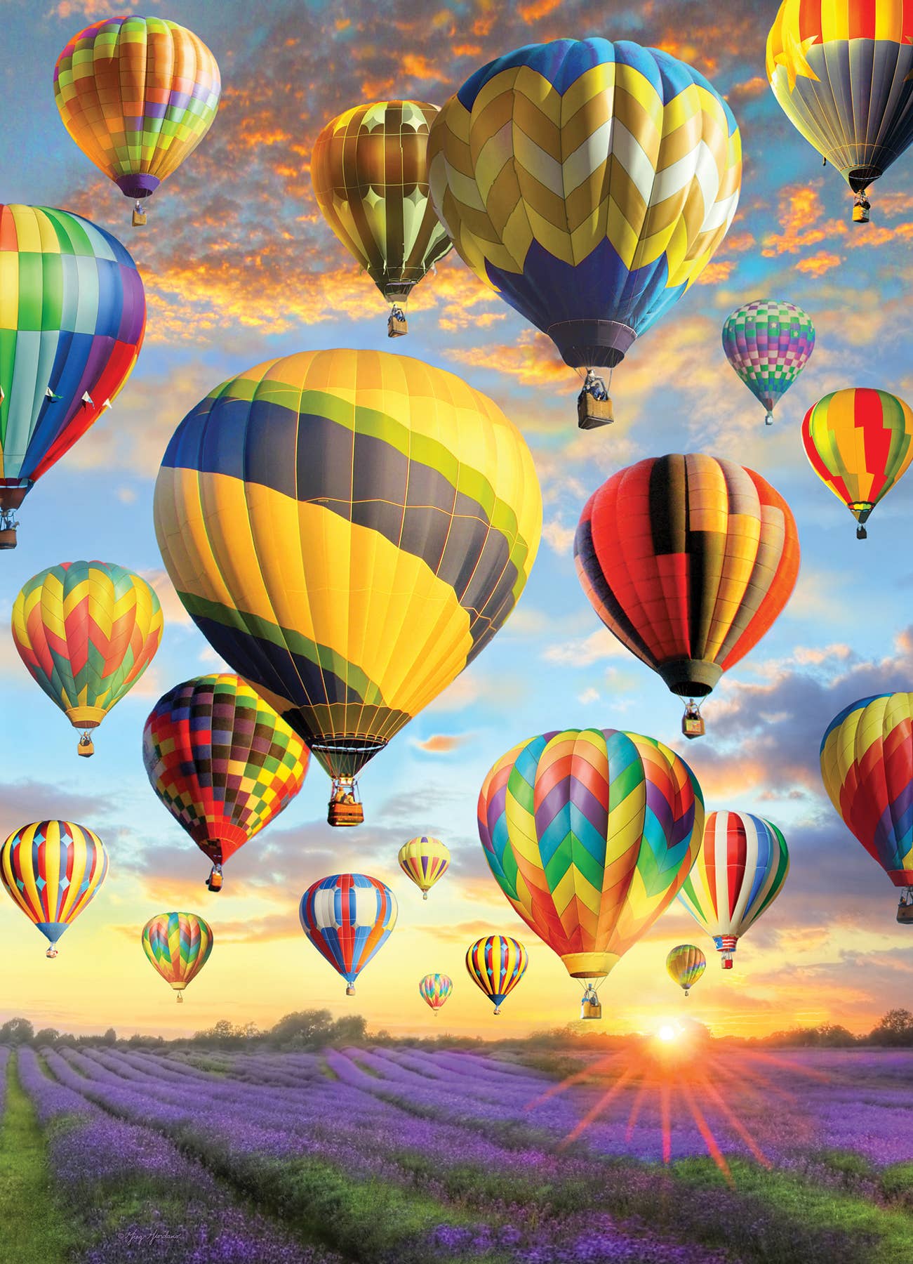 Hot Air Balloons 1000pc puzzle - Image 2