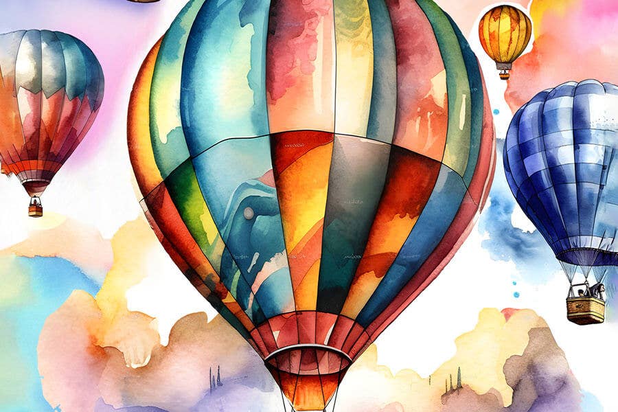 Hot Air Balloons Festival mini jigsaw puzzle - Image 3