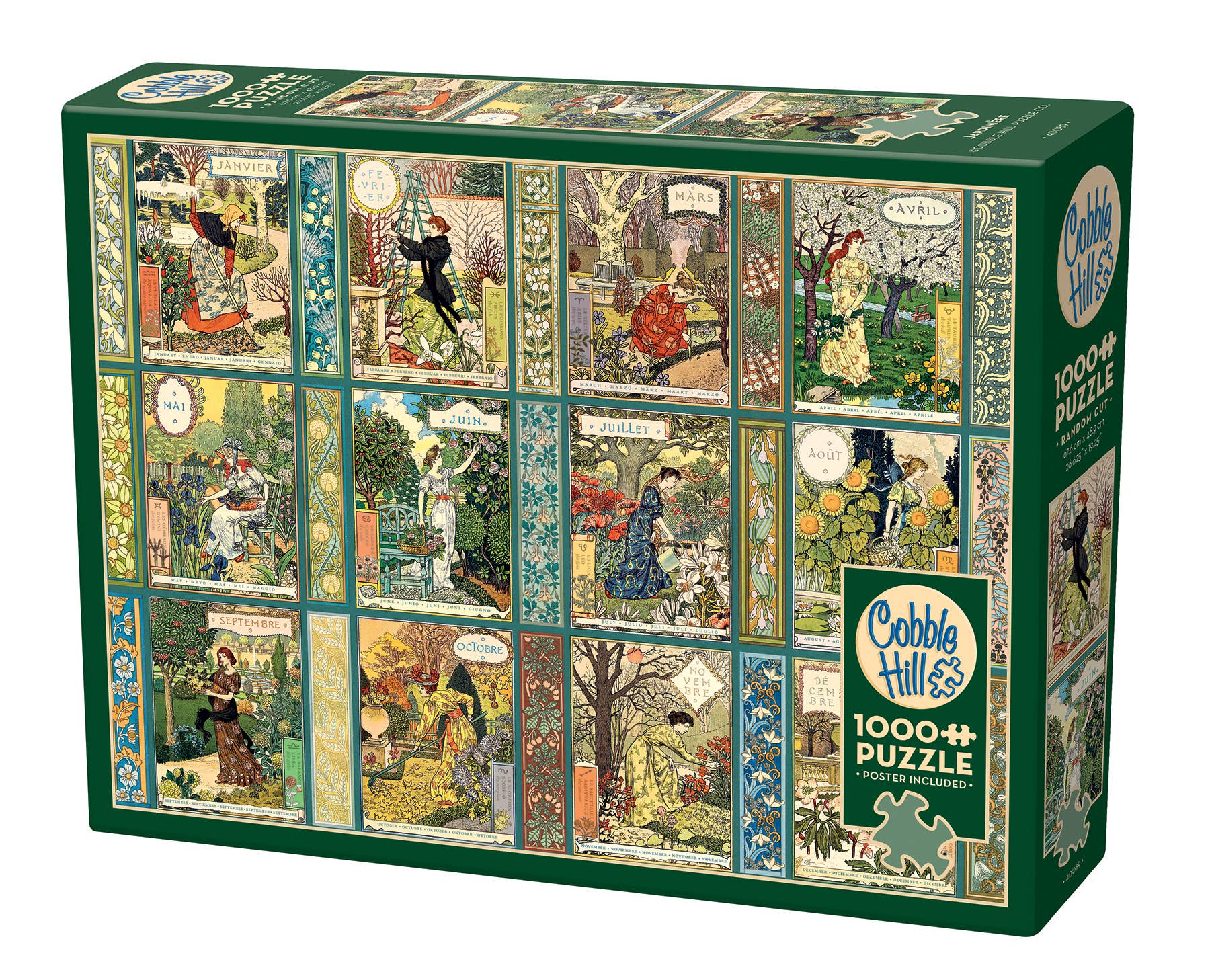 Jardiniere: A Gardener's Calendar 1000pc puzzle