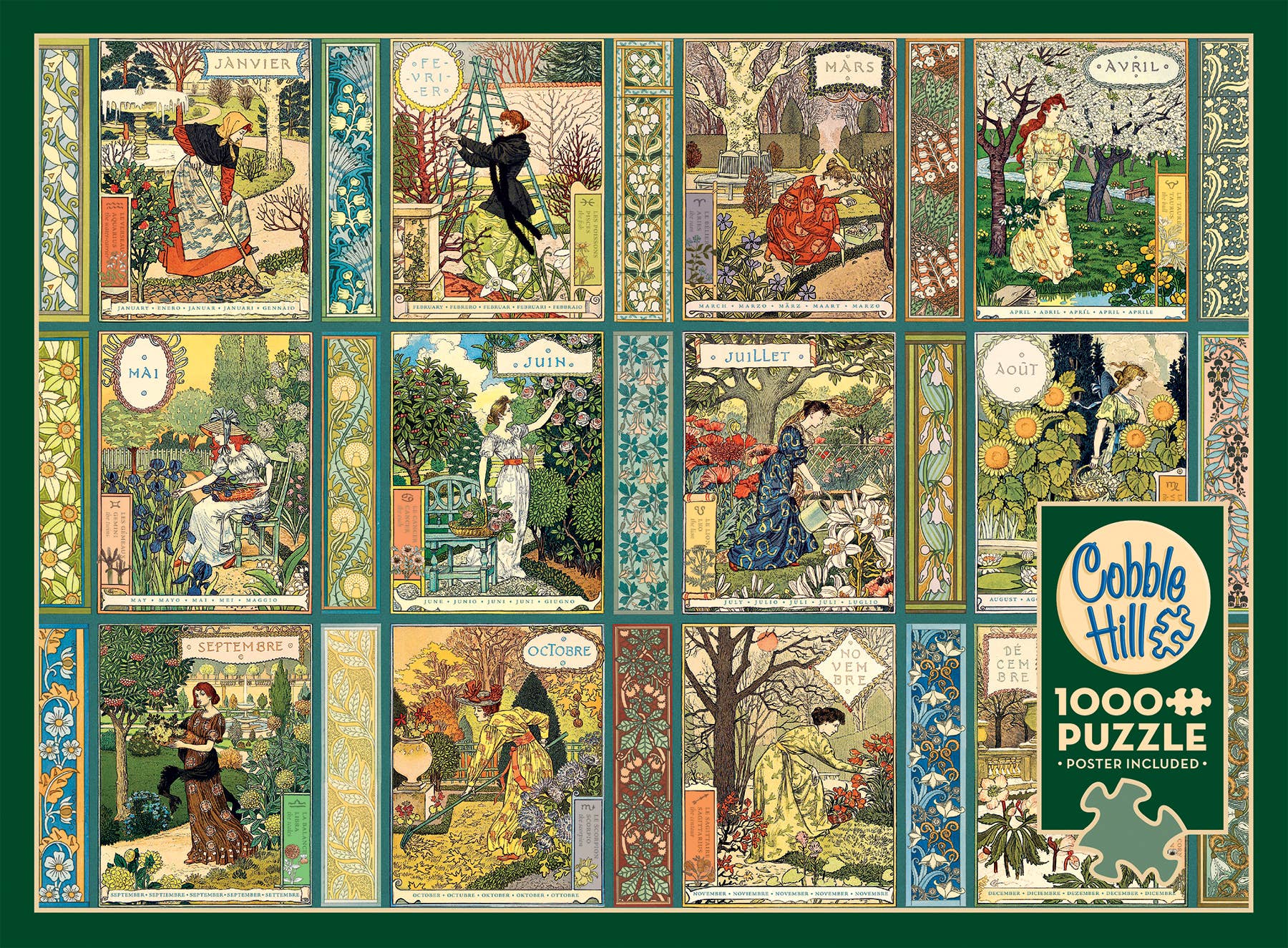 Jardiniere: A Gardener's Calendar 1000pc puzzle - Image 2