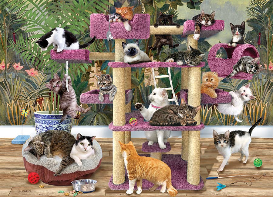 Jungle Cats 500pc puzzle - Image 2