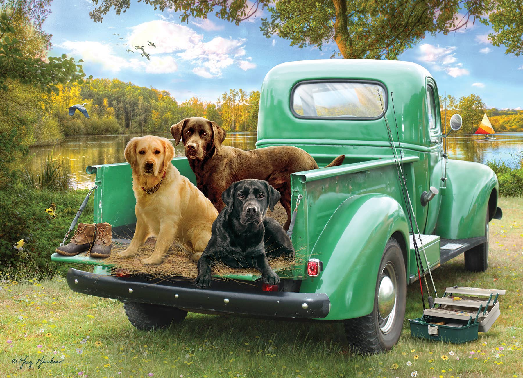 Let's Go Fishing 500pc puzzle - Image 2