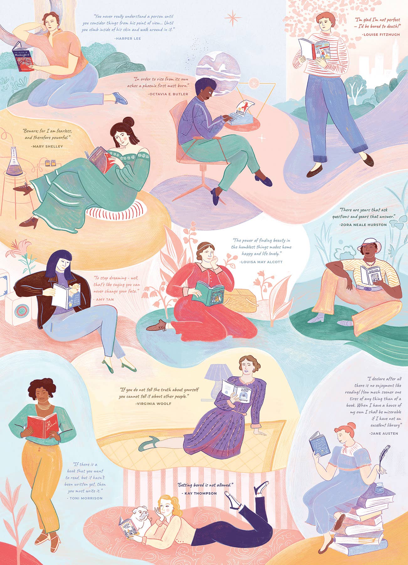 Literary Women 1000pc puzzle - Image 2