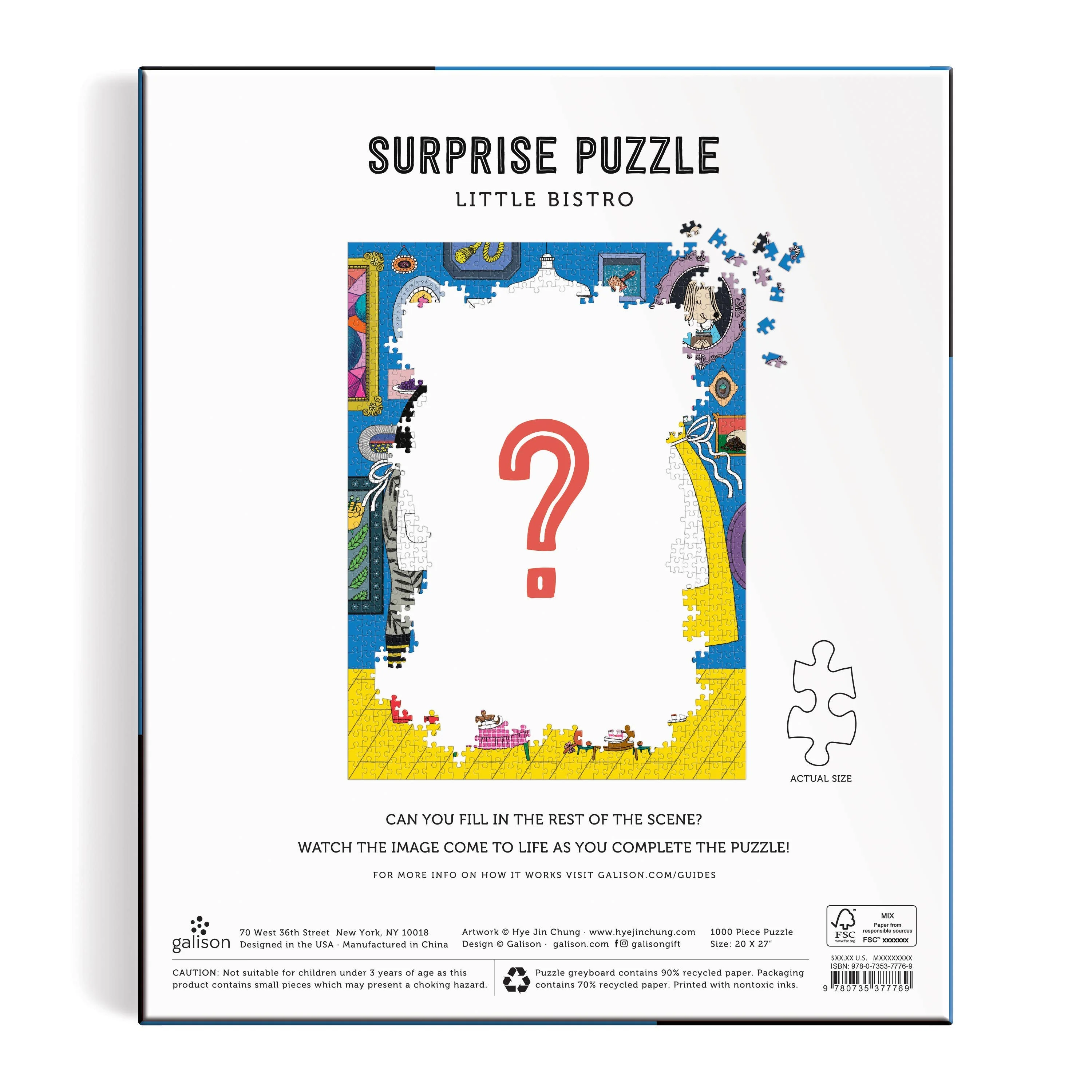 Little Bistro 1000 Piece Surprise Puzzle - Image 3