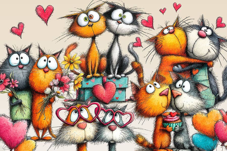 Lovable Cats - Galentine favorite - Image 2