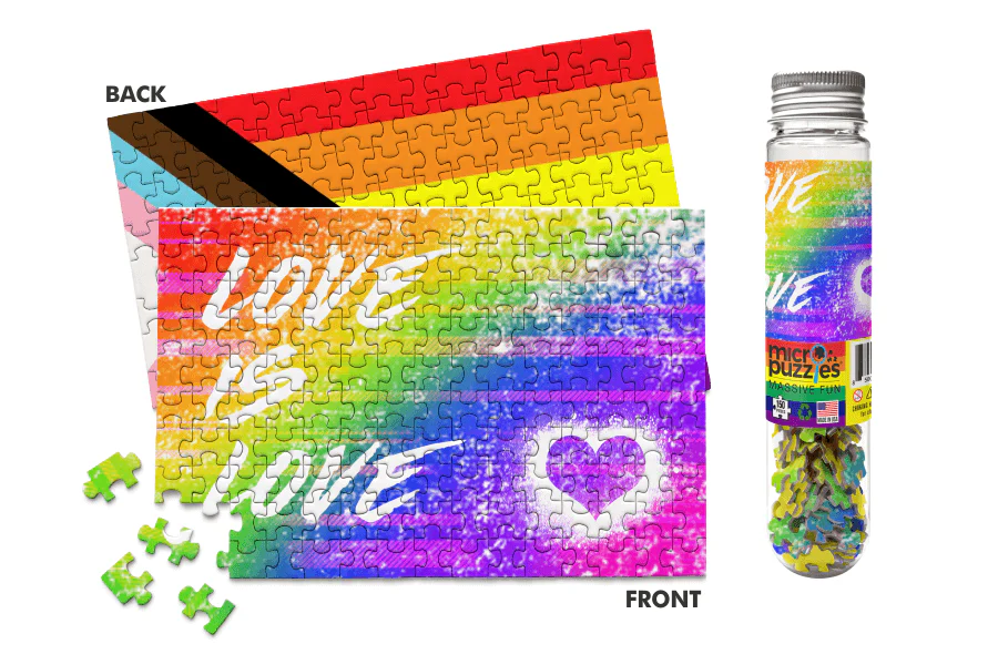 Love is Love | Pride MicroPuzzle Mini Jigsaw Puzzle LGBTQ+