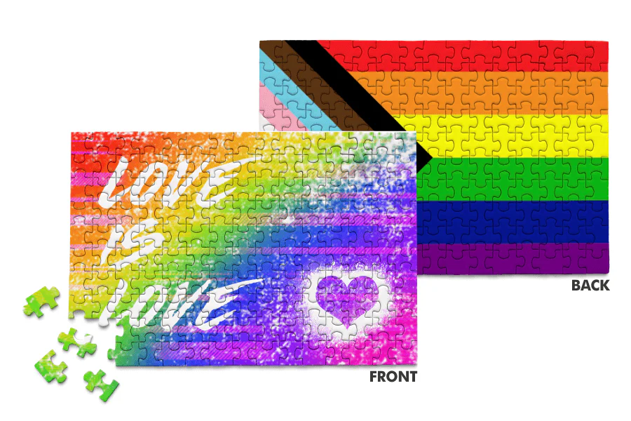 Love is Love | Pride MicroPuzzle Mini Jigsaw Puzzle LGBTQ+ - Image 3