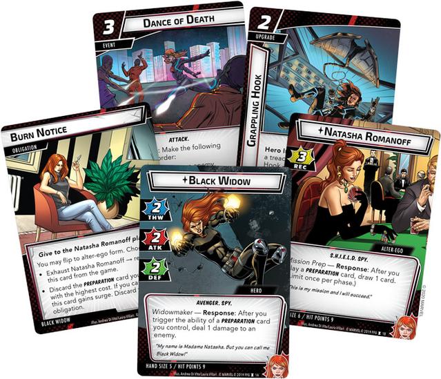 Marvel Champions LCG: Black Widow Hero Pack - Image 2