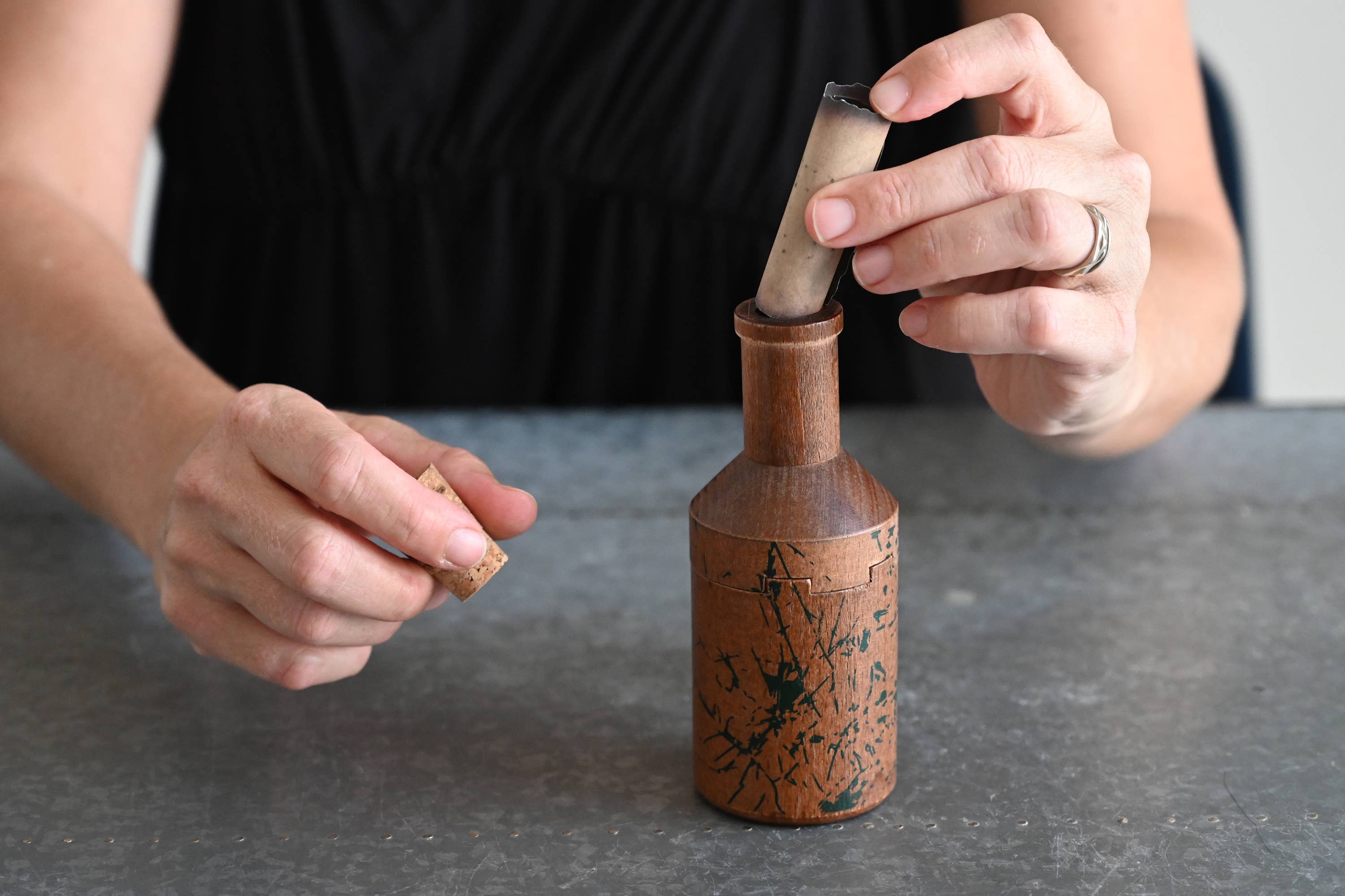 True Genius Message in a Bottle - Secret Puzzle Box - Image 2
