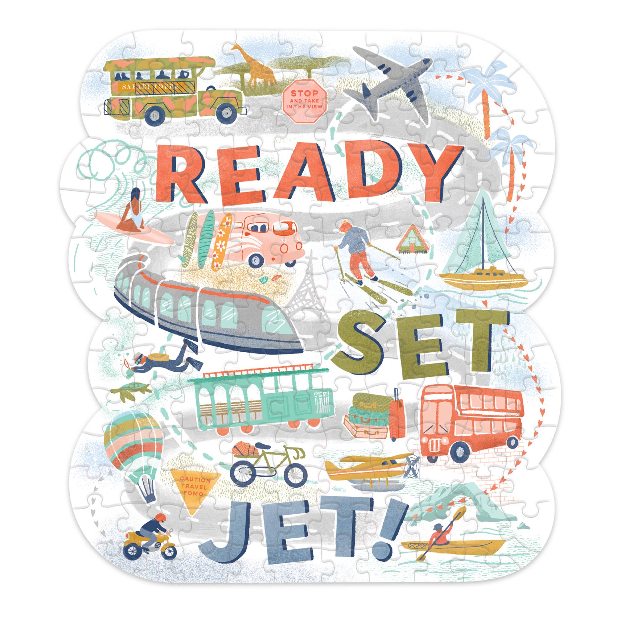 MINI JIGSAW PUZZLE, Ready. Set. Jet! - Image 2