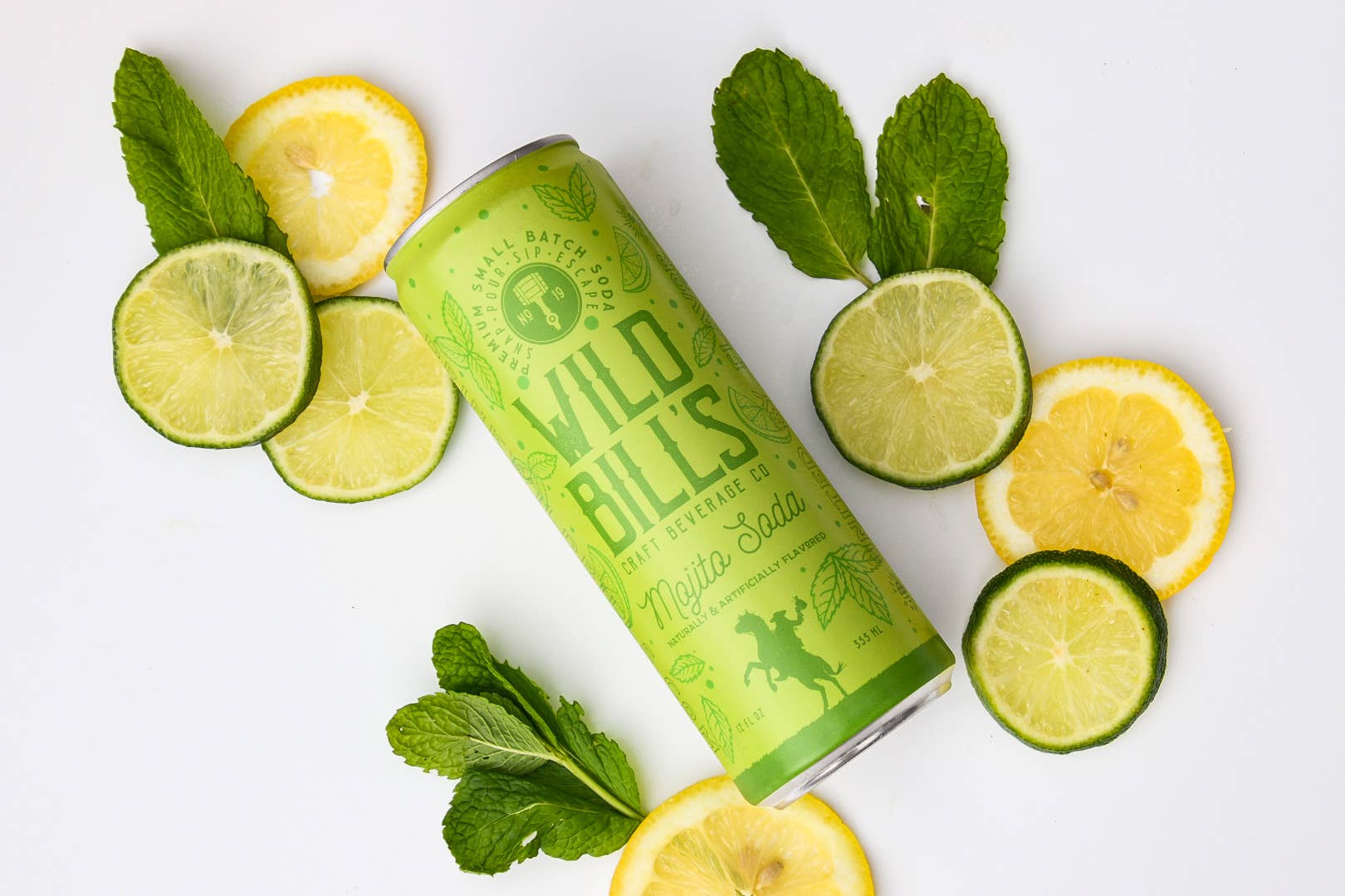 Mojito Mocktail - Premium Cane Sugar Soda, 12-Pack, Cans - Image 3