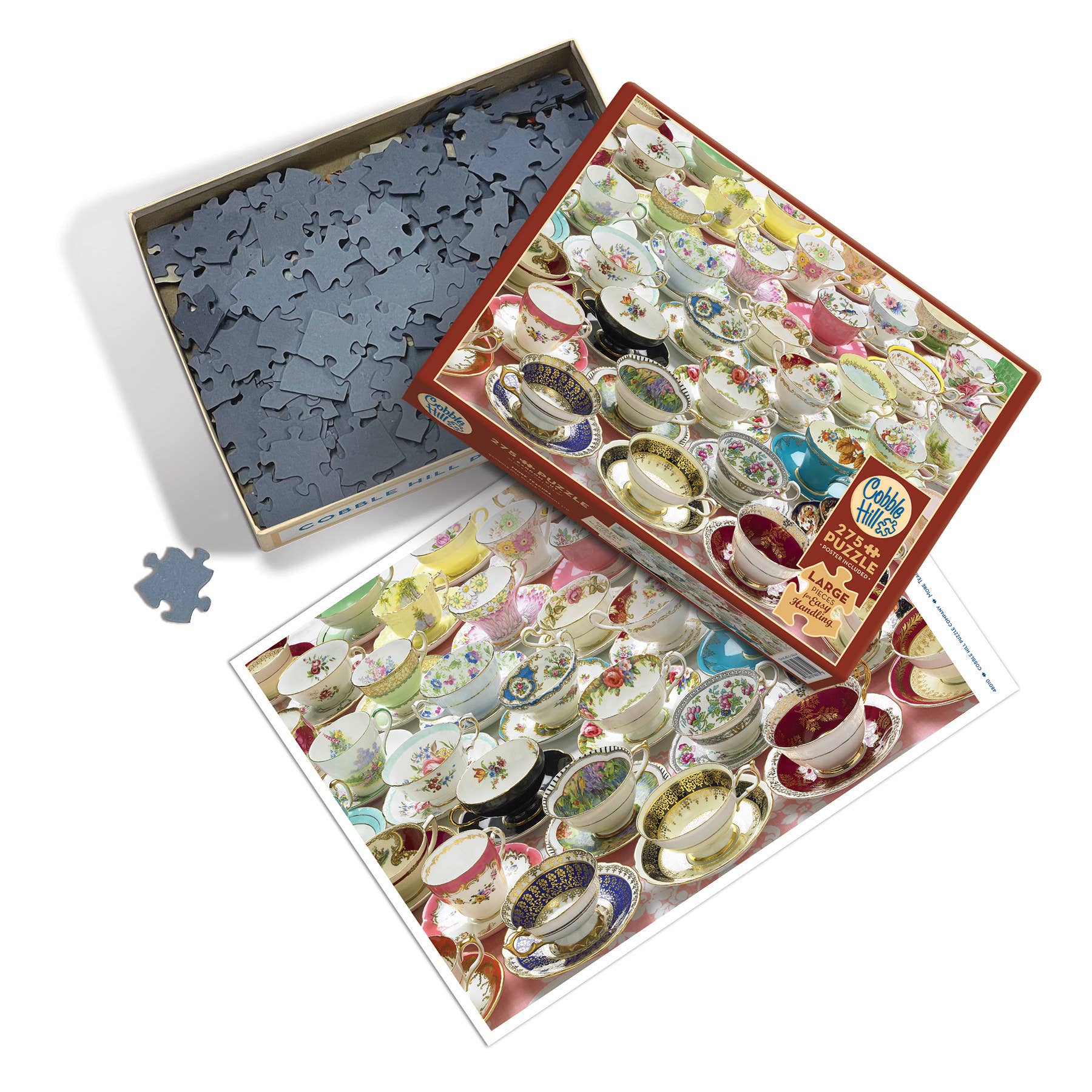 More Teacups 275pc puzzle - Image 3