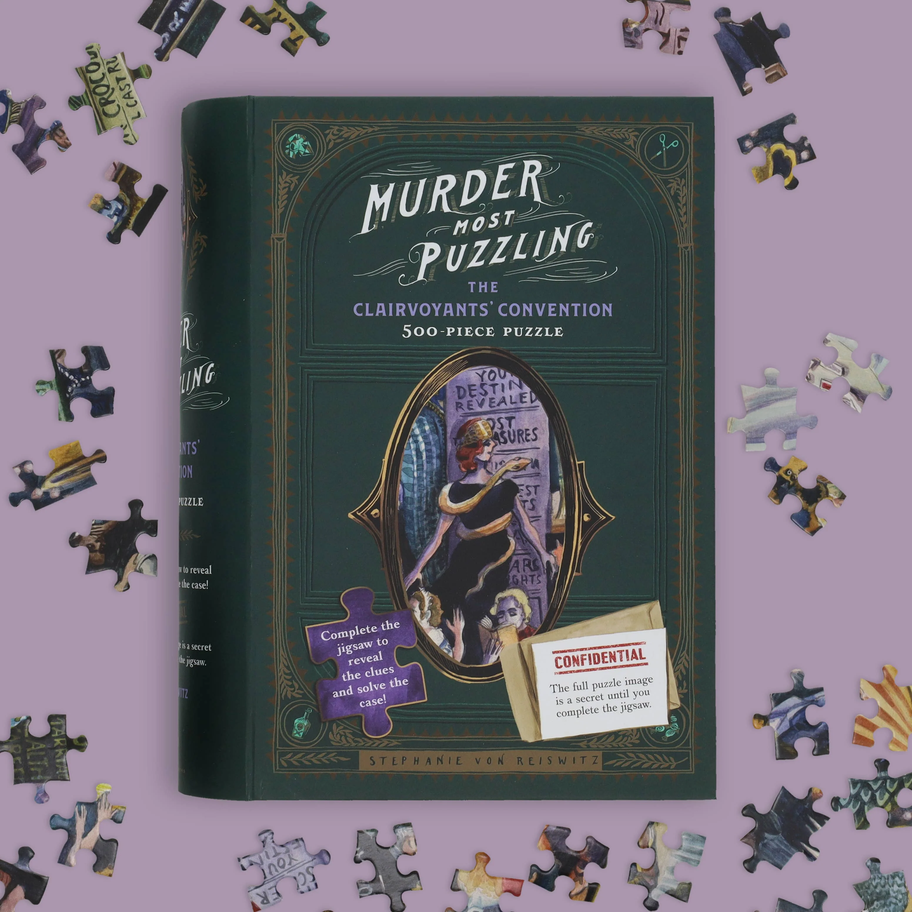Murder Most Puzzling: The Clairvoyants' Convention 500-Piece - Image 5