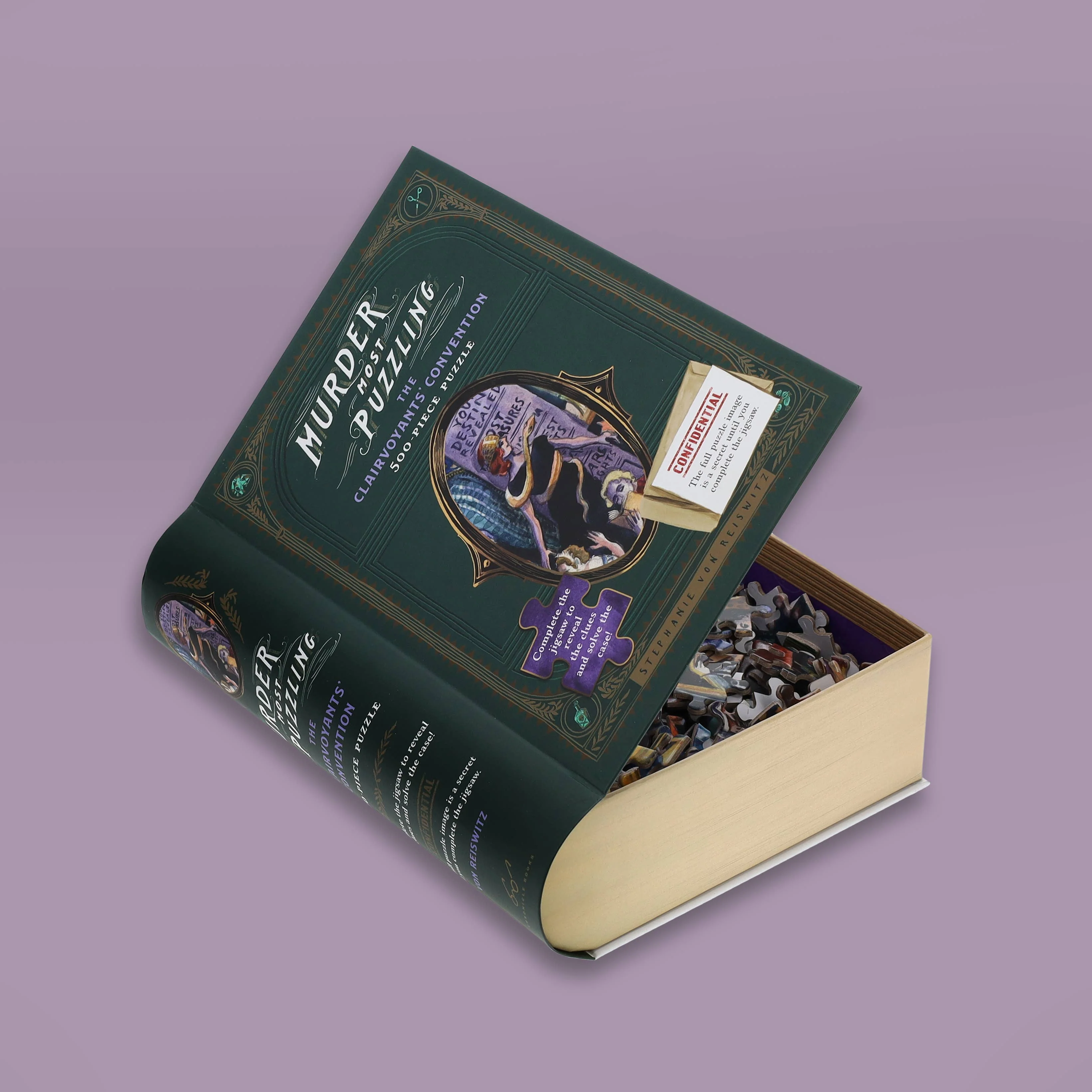Murder Most Puzzling: The Clairvoyants' Convention 500-Piece - Image 6