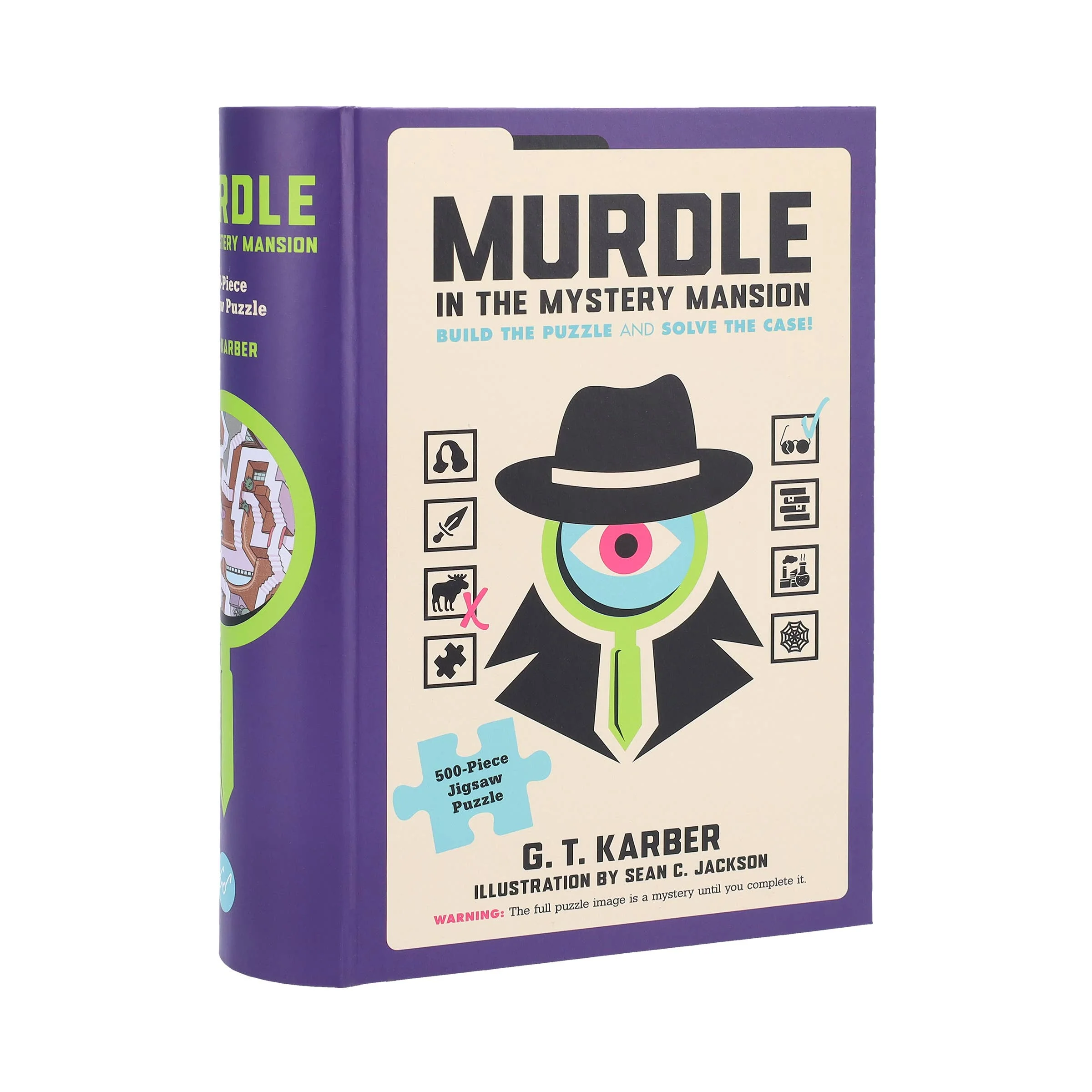 Murdle in the Mystery Mansion 500-Piece Jigsaw Puzzle - Image 2