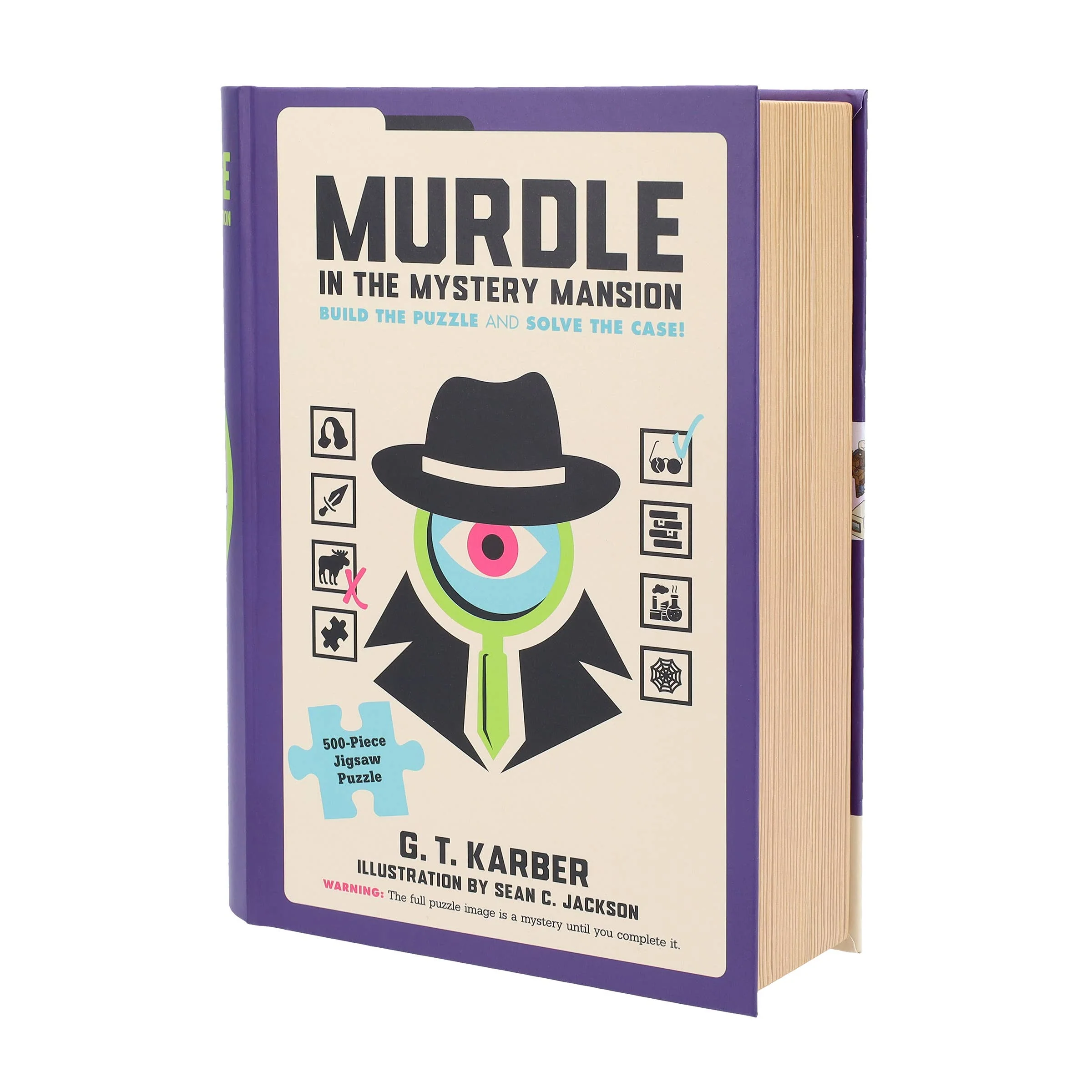 Murdle in the Mystery Mansion 500-Piece Jigsaw Puzzle - Image 4