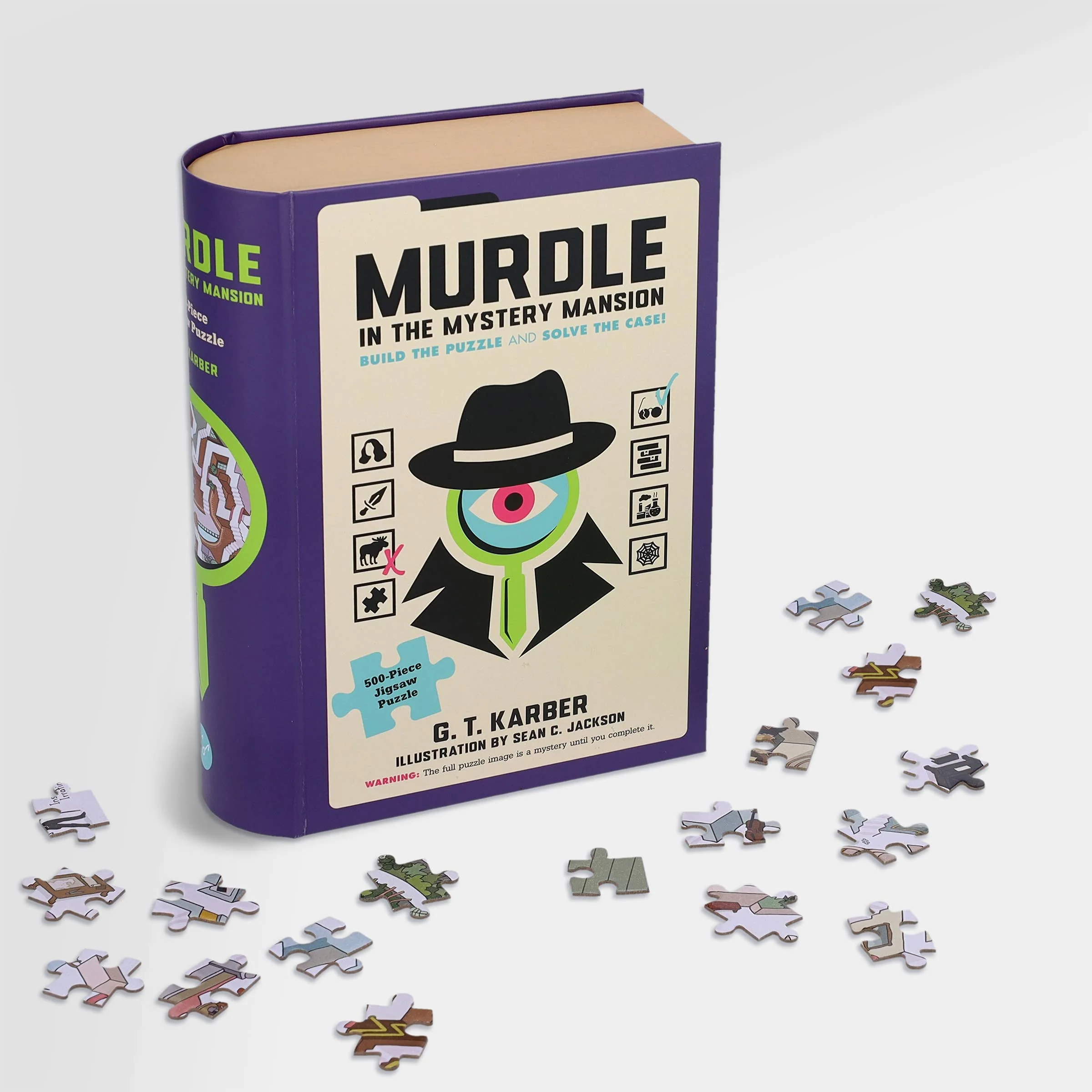 Murdle in the Mystery Mansion 500-Piece Jigsaw Puzzle - Image 9
