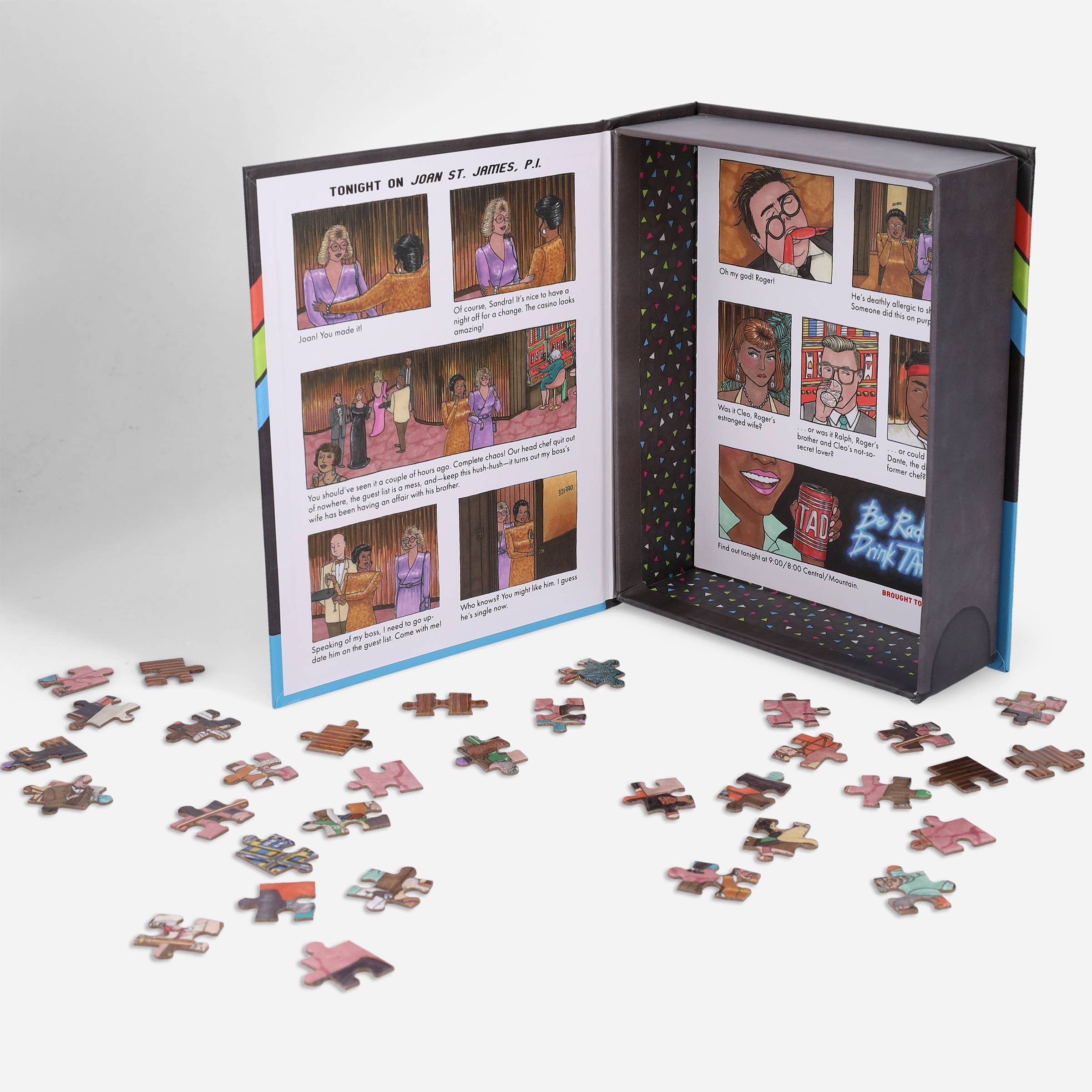 Mysteries of the 80s Death by Crab Leg 500-Piece Puzzle - Image 4
