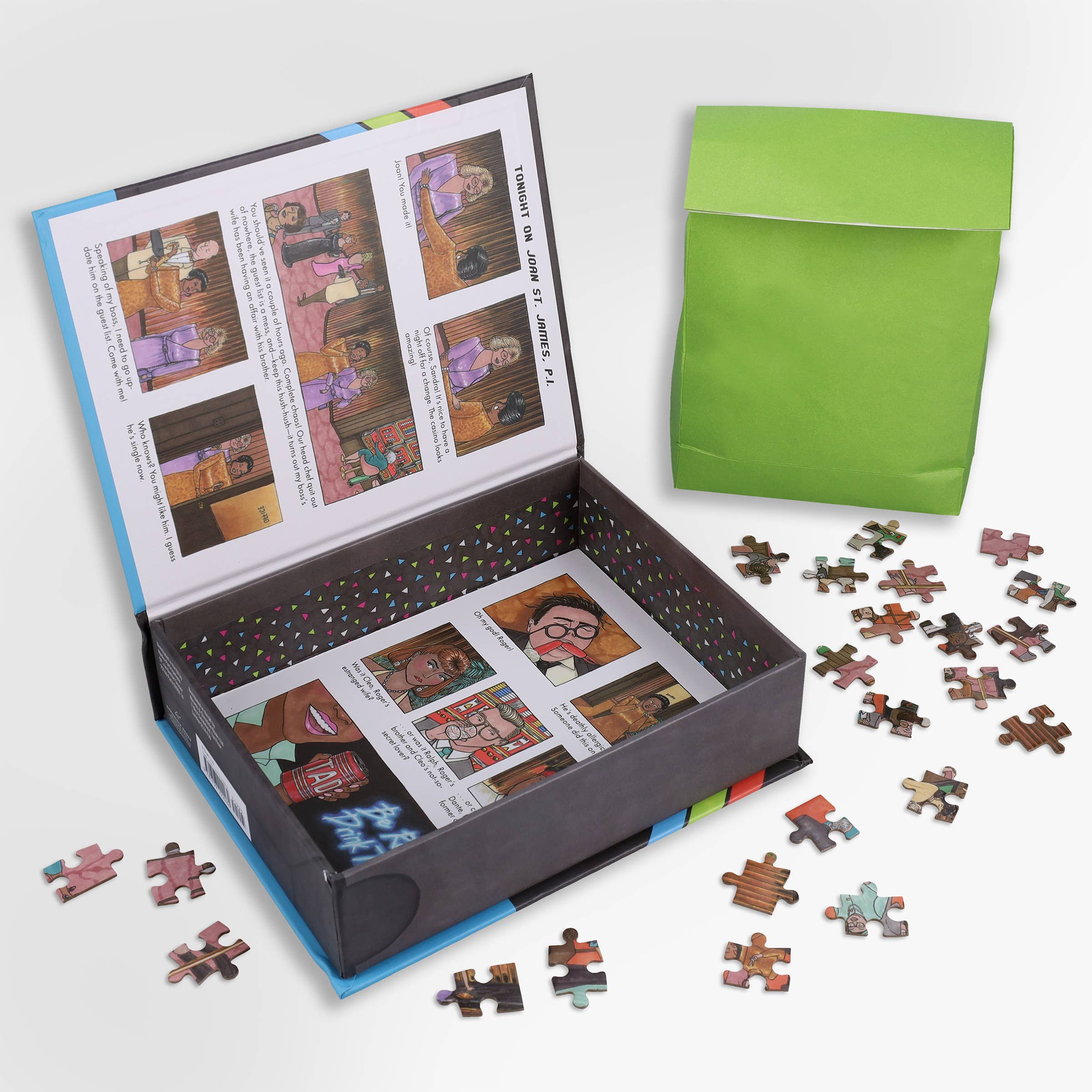 Mysteries of the 80s Death by Crab Leg 500-Piece Puzzle - Image 5