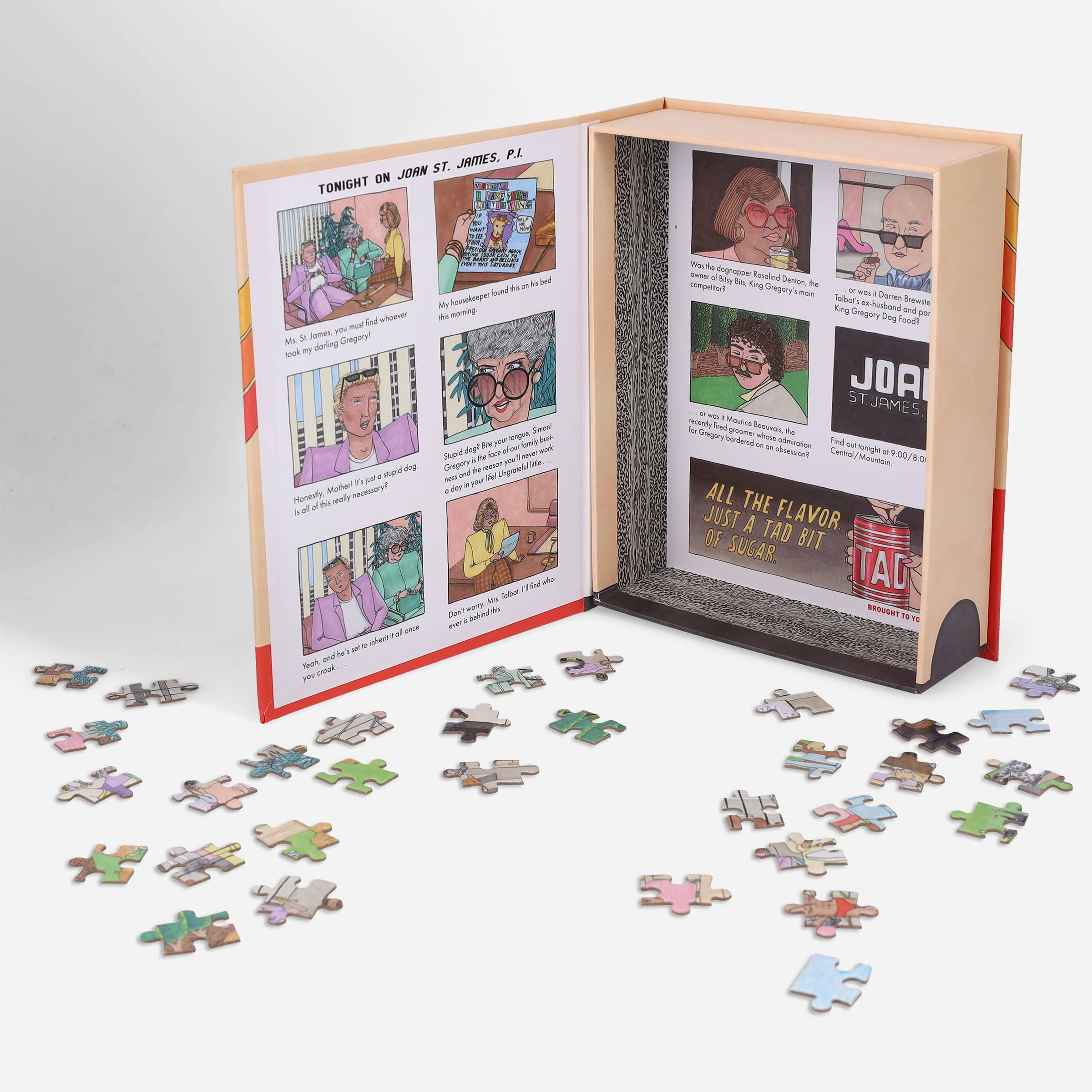 Mysteries of the 80s Dognapped! 500-Piece Puzzle - Image 3