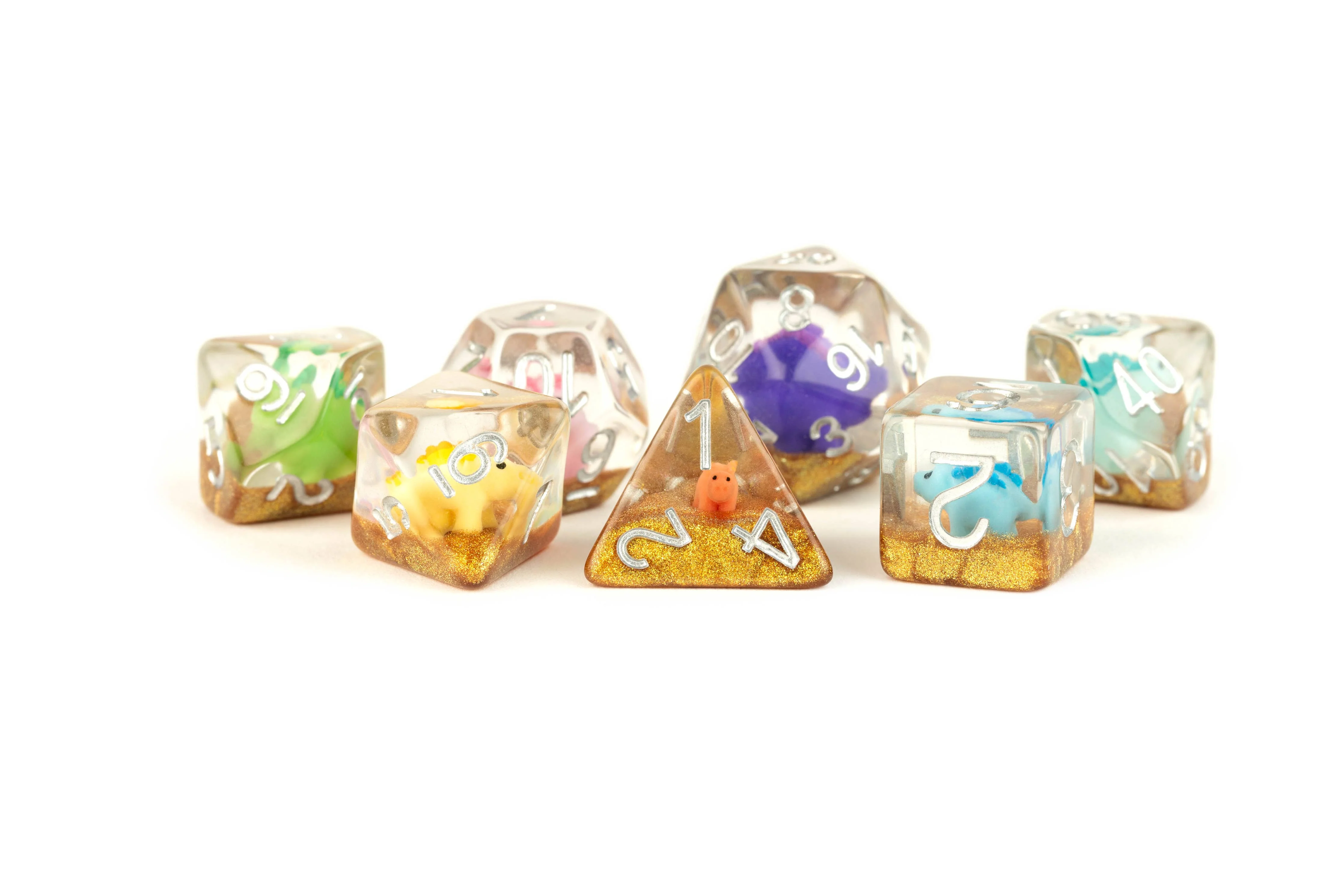 NEW 13 Inclusion Dice Resin: Penguin, Koala, Dinosaur: Love - Image 12