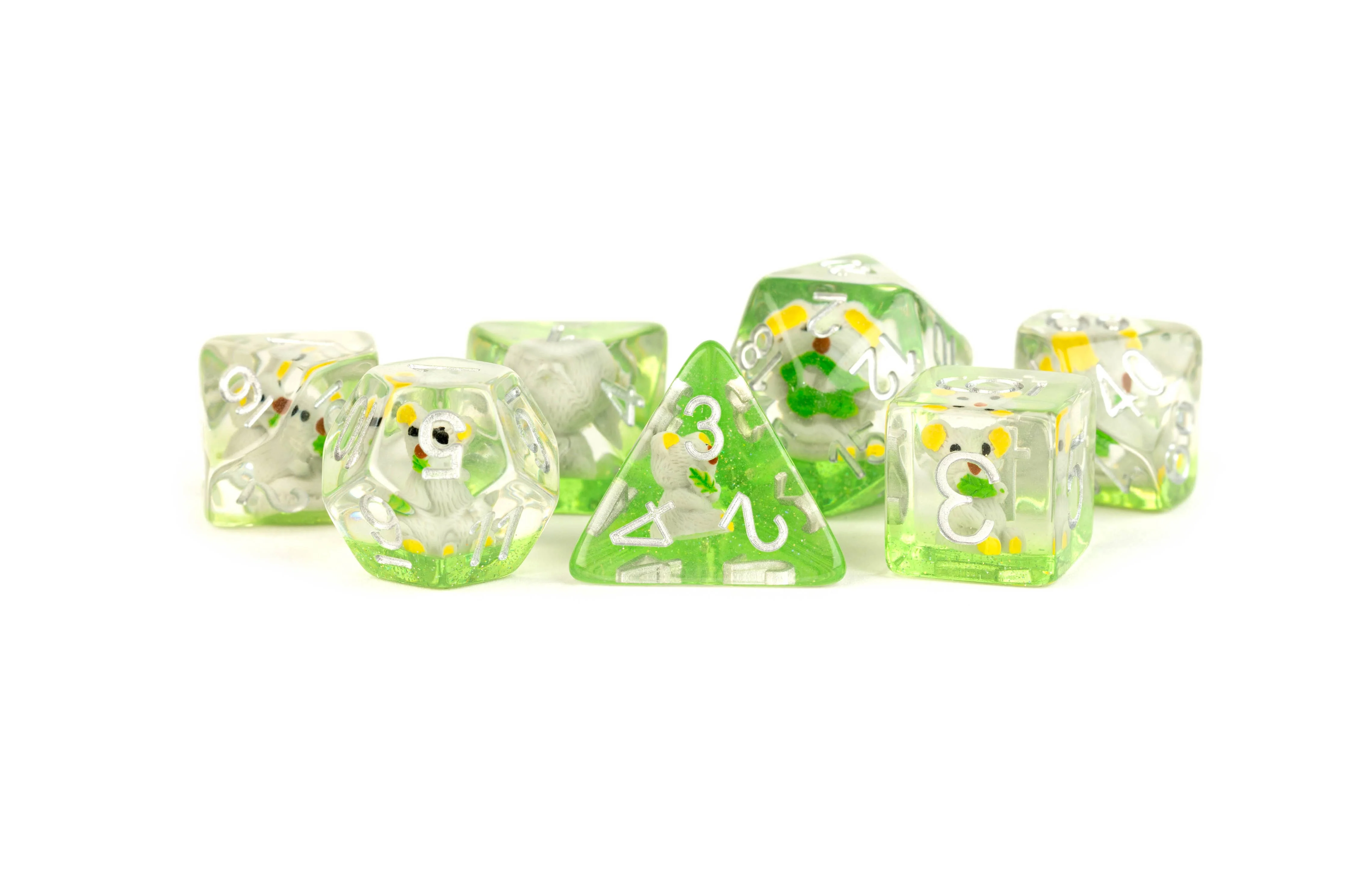 NEW 13 Inclusion Dice Resin: Penguin, Koala, Dinosaur: Love - Image 13