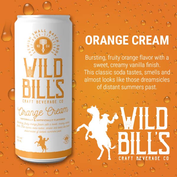 Orange Cream - Premium Cane Sugar Soda, 12-Pack, Cans - Image 5
