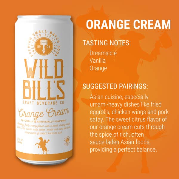 Orange Cream - Premium Cane Sugar Soda, 12-Pack, Cans - Image 7