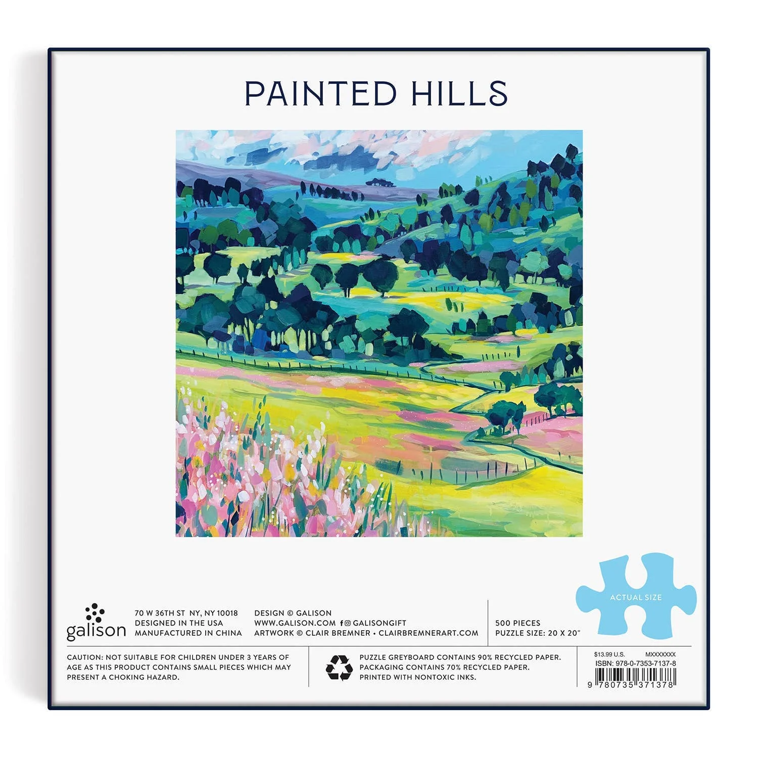 Painted Hills 500 Piece Puzzle - Image 4
